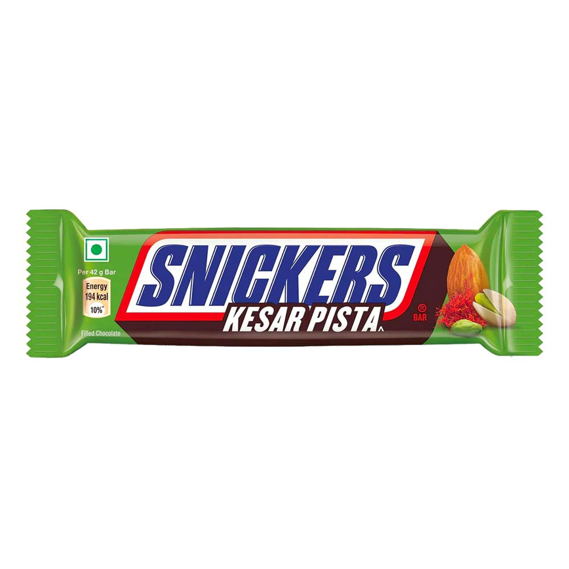 Läs mer om Snickers Kesar Pista - 40 gram