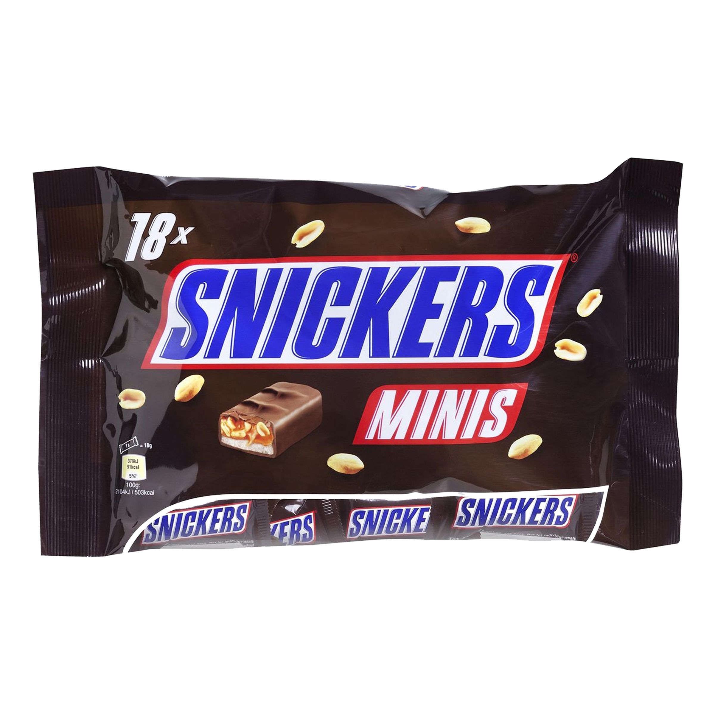 Snickers Minis i Påse - 366 gram