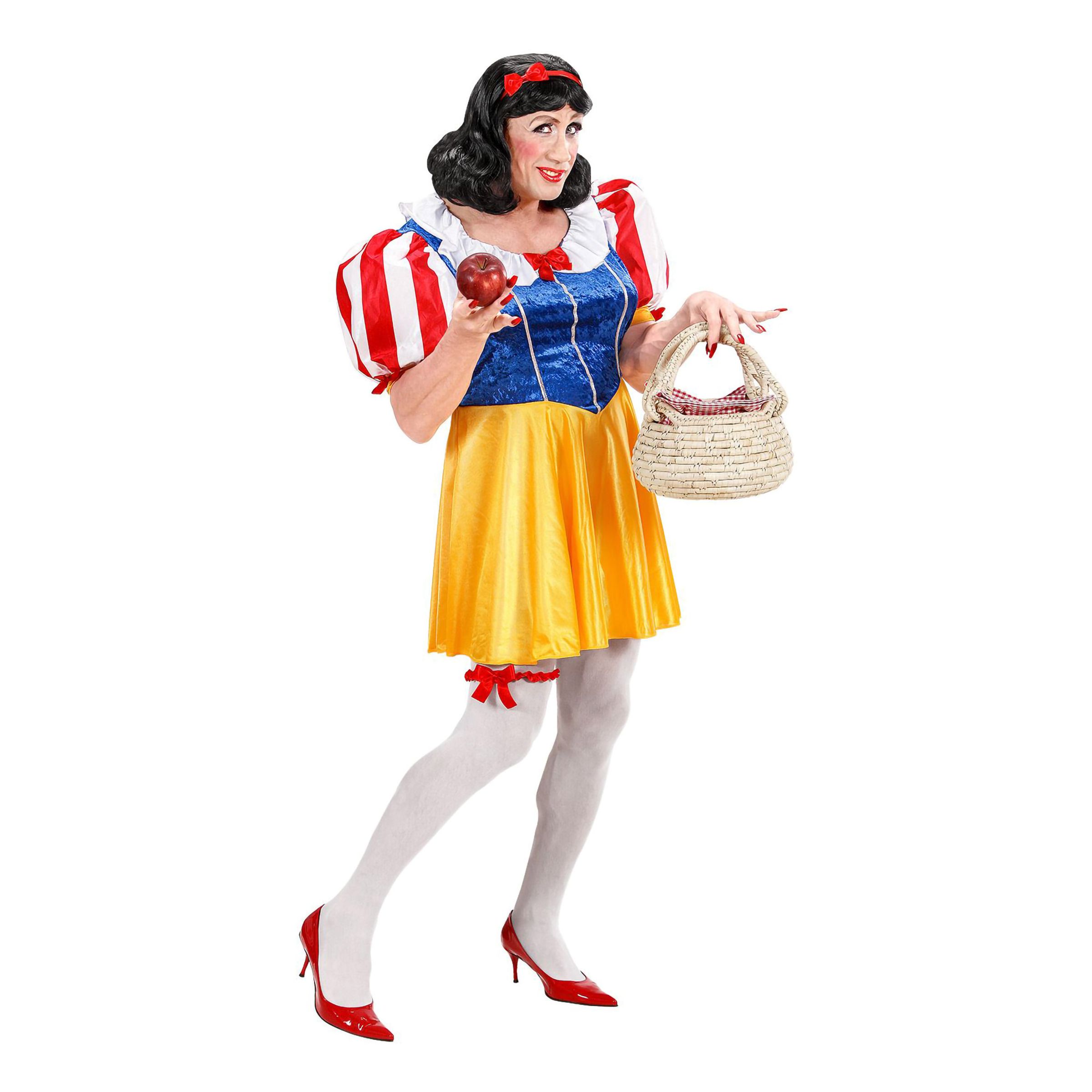 Snövit Dragqueen Maskeraddräkt - One size