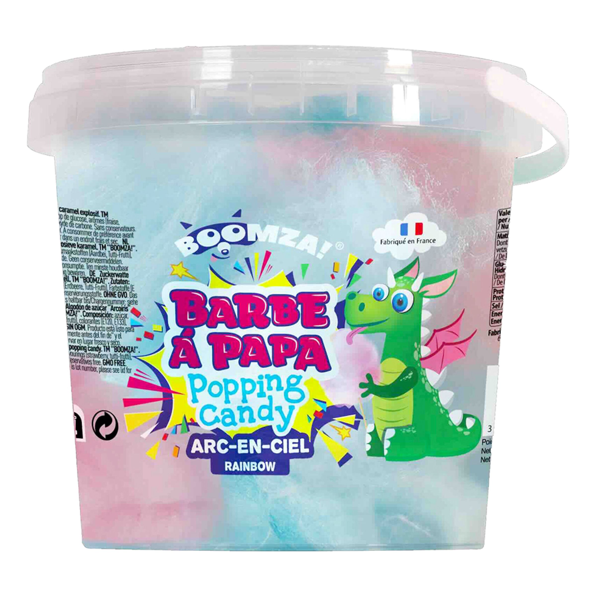 Sockervadd med Poppande Godis Rainbow - 50 gram