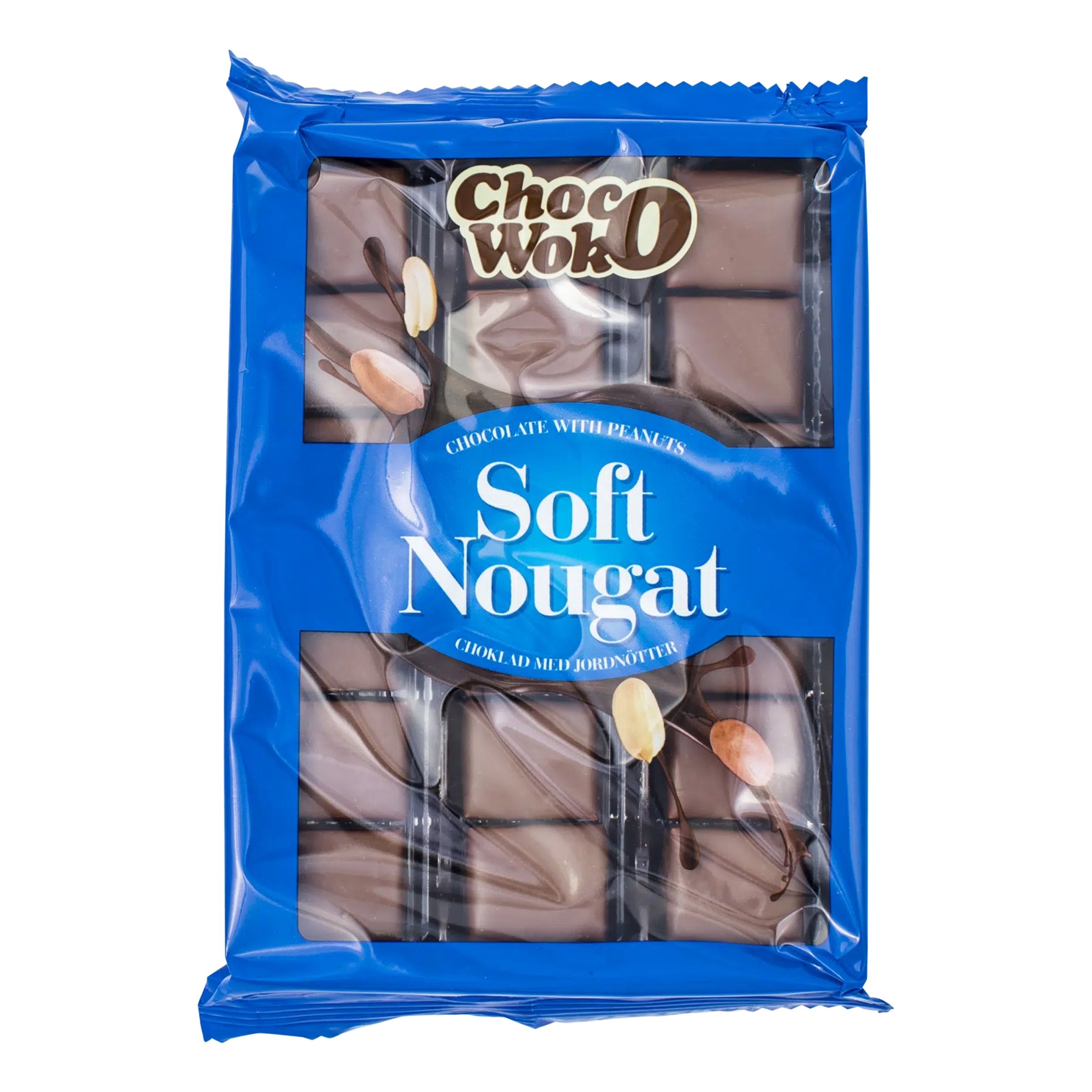 Läs mer om Choco Woko Soft Nougat Choklad & Jordnöt - 162 gram
