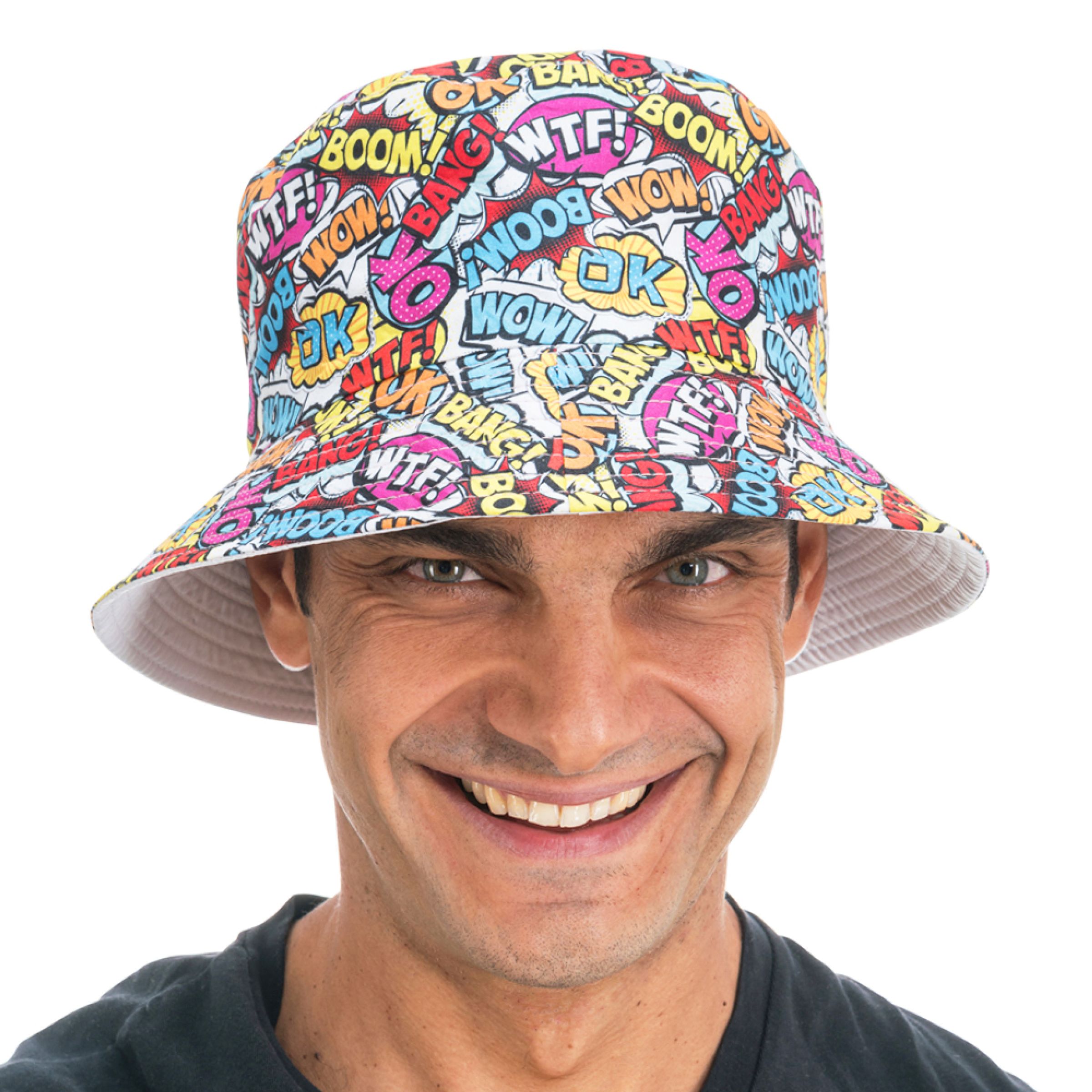 Solhatt 90s Retro Comic - One size | Hem - Maskerad - Hattar | Maskeradspecialisten