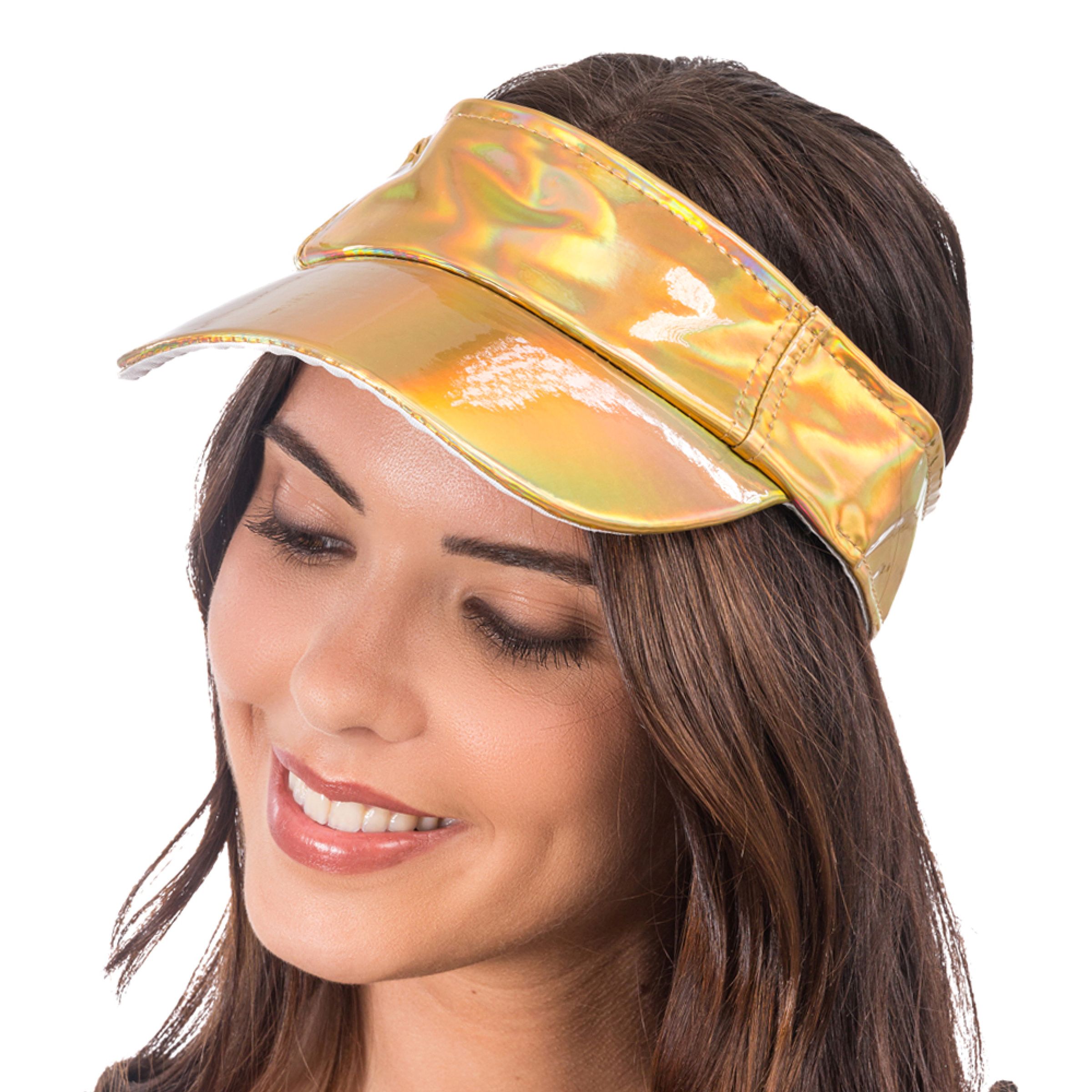 Solskärm Skimrande Guld - One size