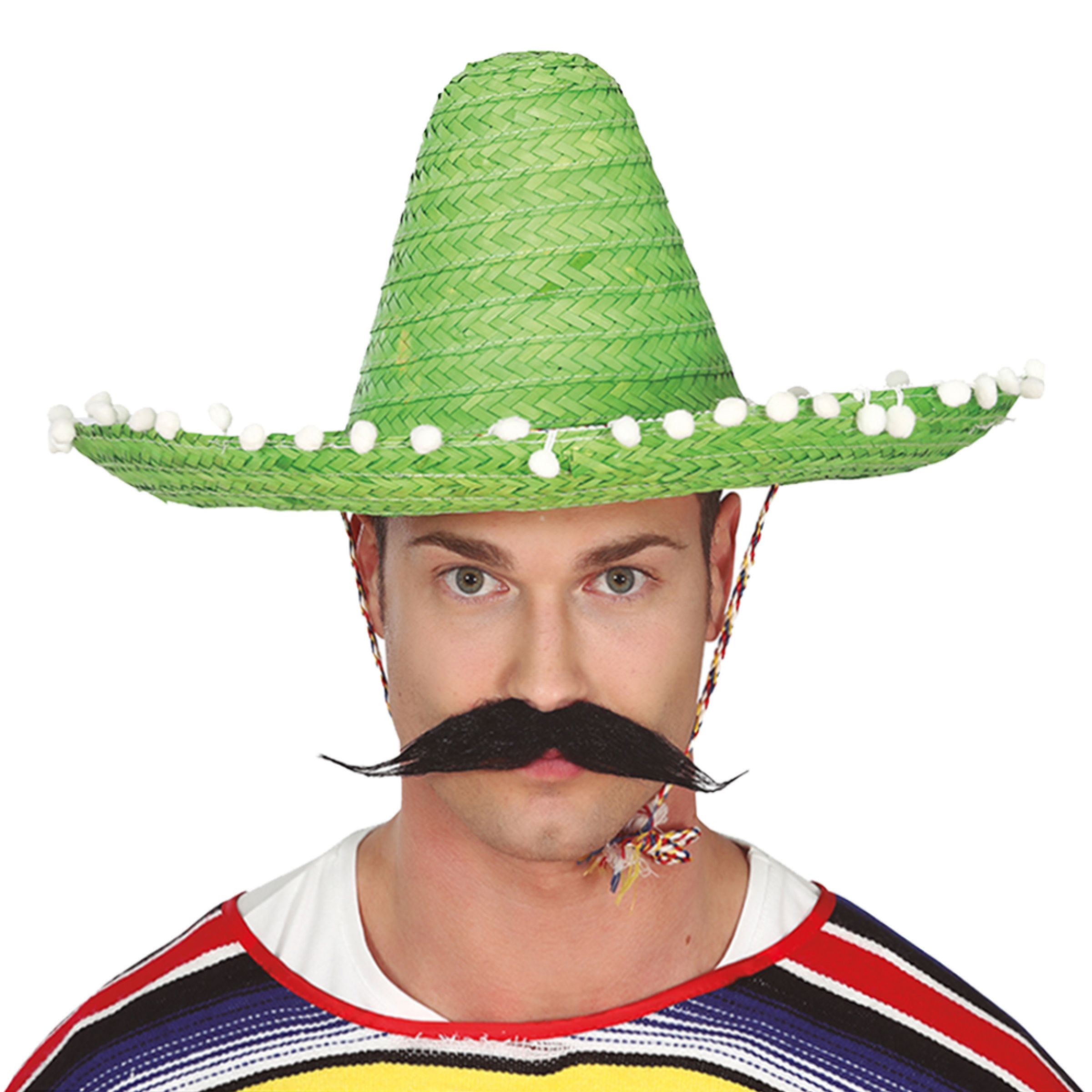 Sombrero Grön - One size | Hem - Maskerad - Hattar - Vuxenhattar | Maskeradspecialisten