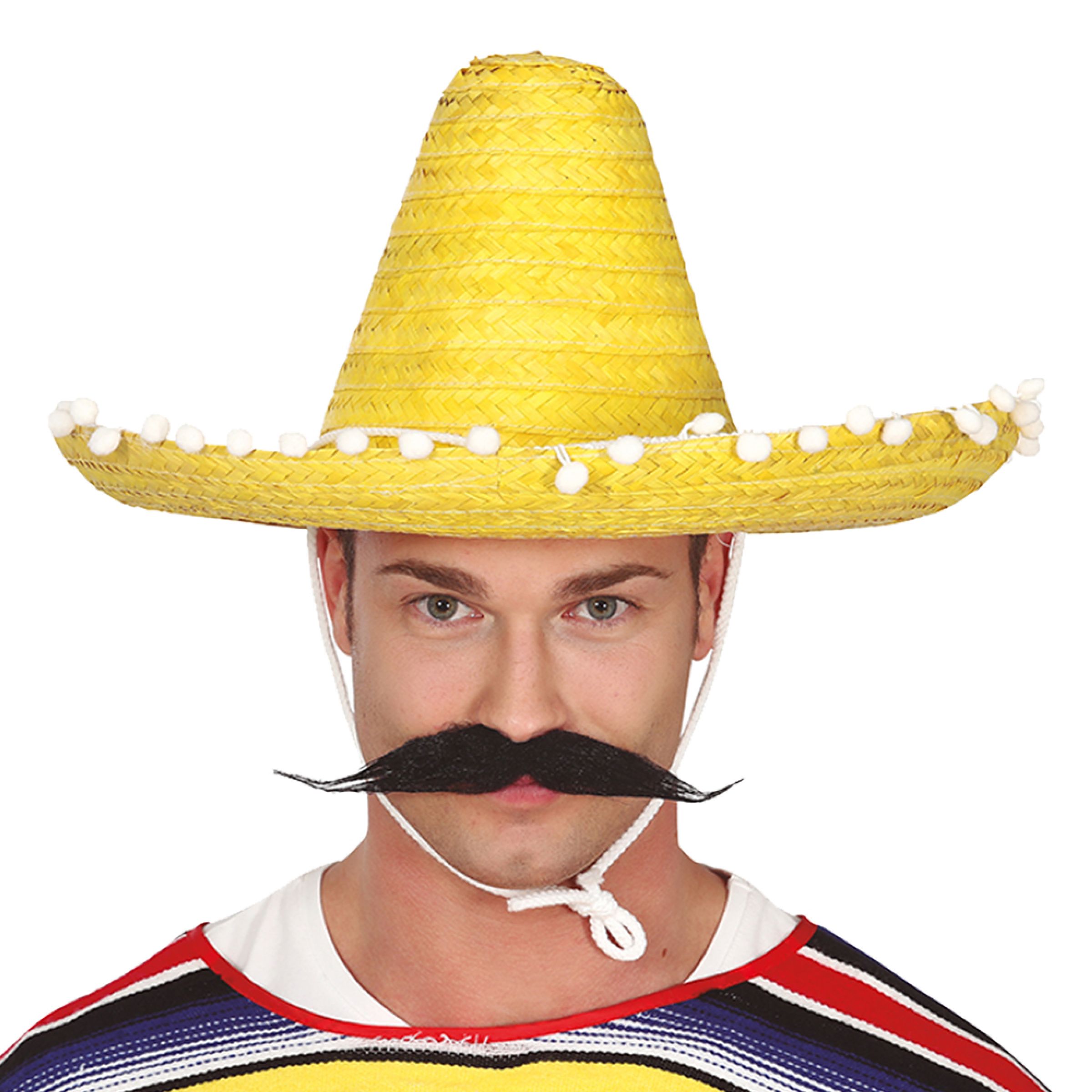 Sombrero Gul - One size | Hem - Maskerad - Hattar - Vuxenhattar | Pryloteket