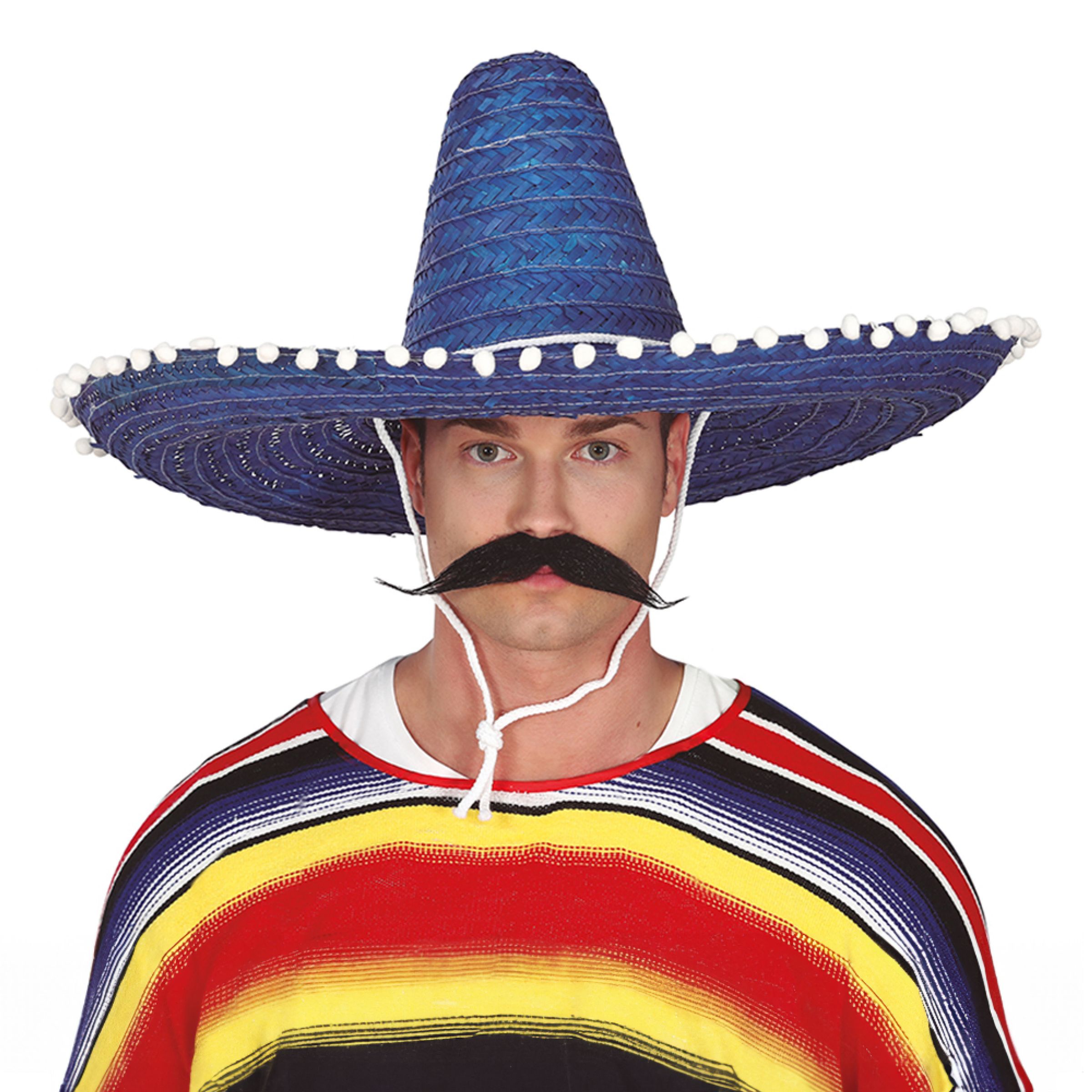 Sombrero Stor Blå - One size | Hem - Maskerad - Hattar - Vuxenhattar | Pryloteket