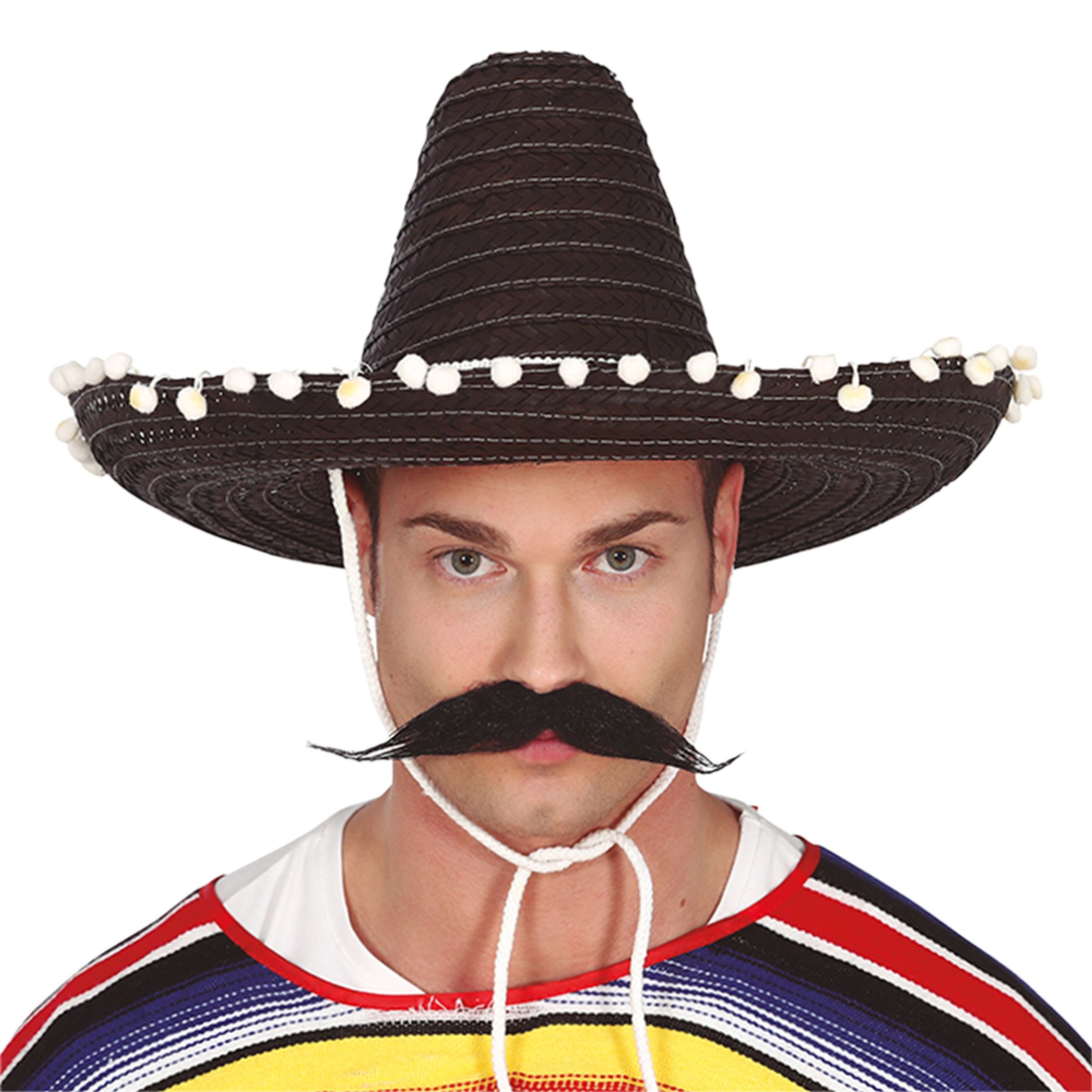 Sombrero Svart - One size | Hem - Maskerad - Hattar - Vuxenhattar | Maskeradspecialisten