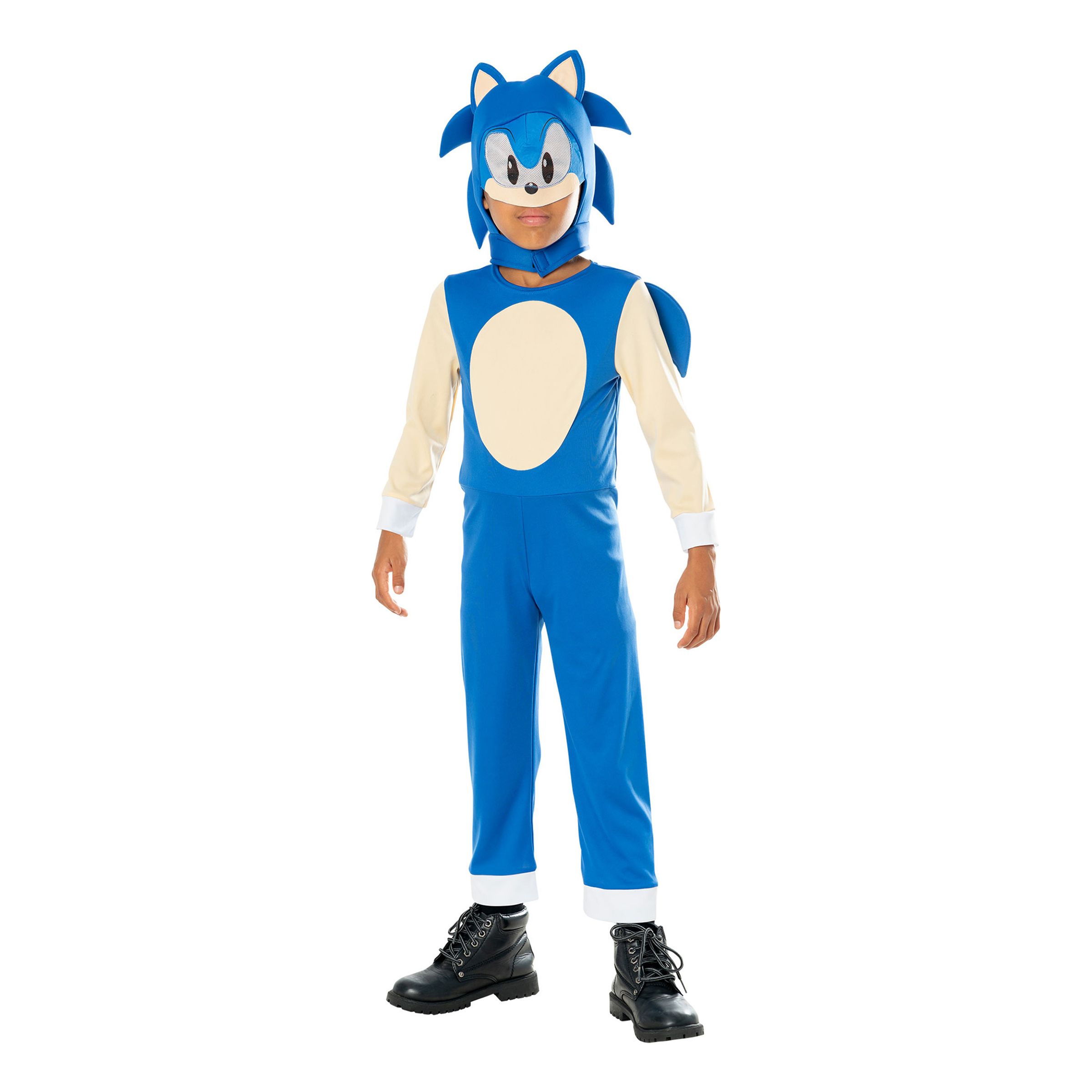 Sonic the Hedgehog Deluxe Barn Maskeraddräkt - X-Small | Hem - Maskerad - Maskeraddräkter - Barndräkter | Maskeradspecialisten