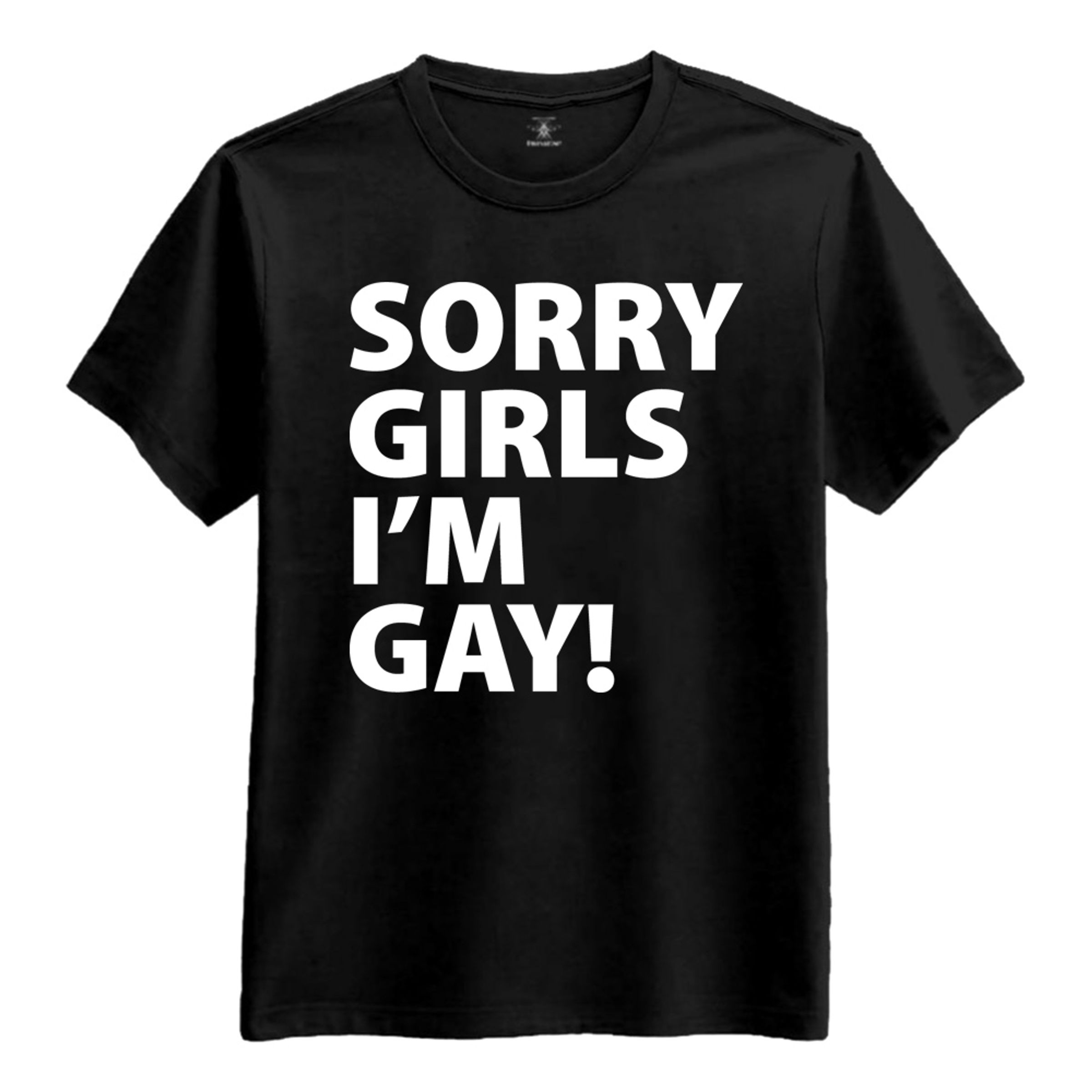 Läs mer om Sorry Girls Im Gay T-shirt - X-Large