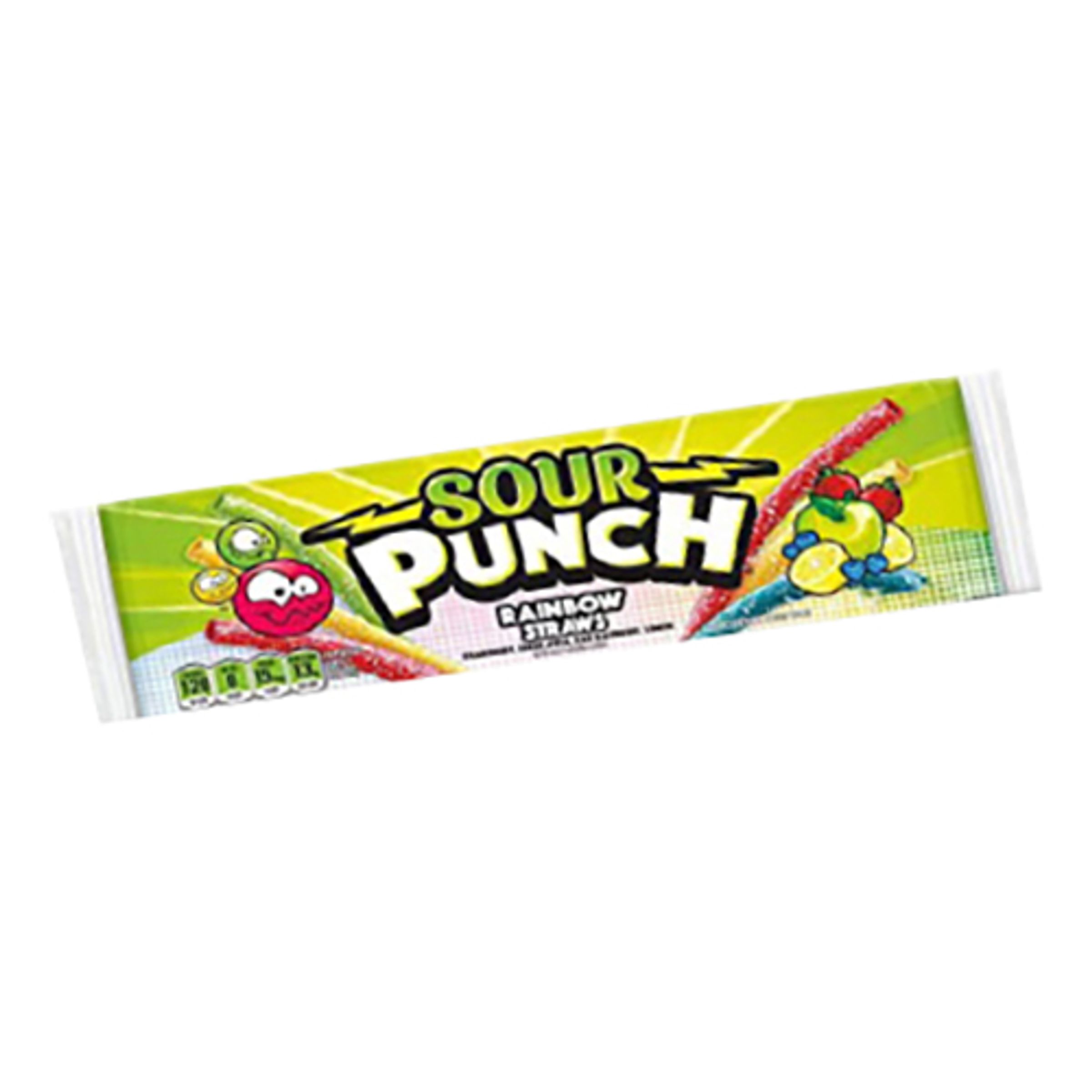 Sour Punch Rainbow Straws - 1-pack