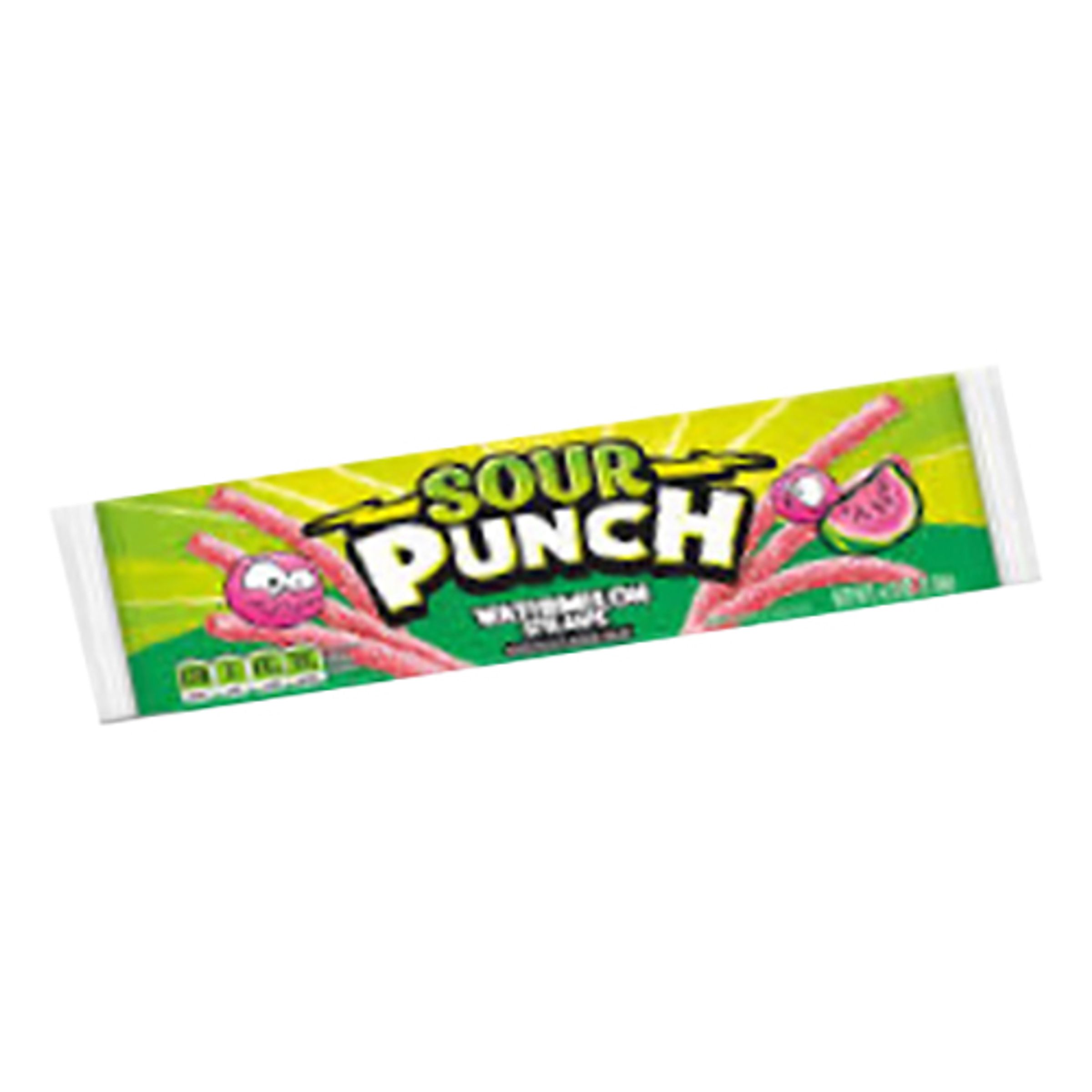 Sour Punch Watermelon Straws - 1-pack