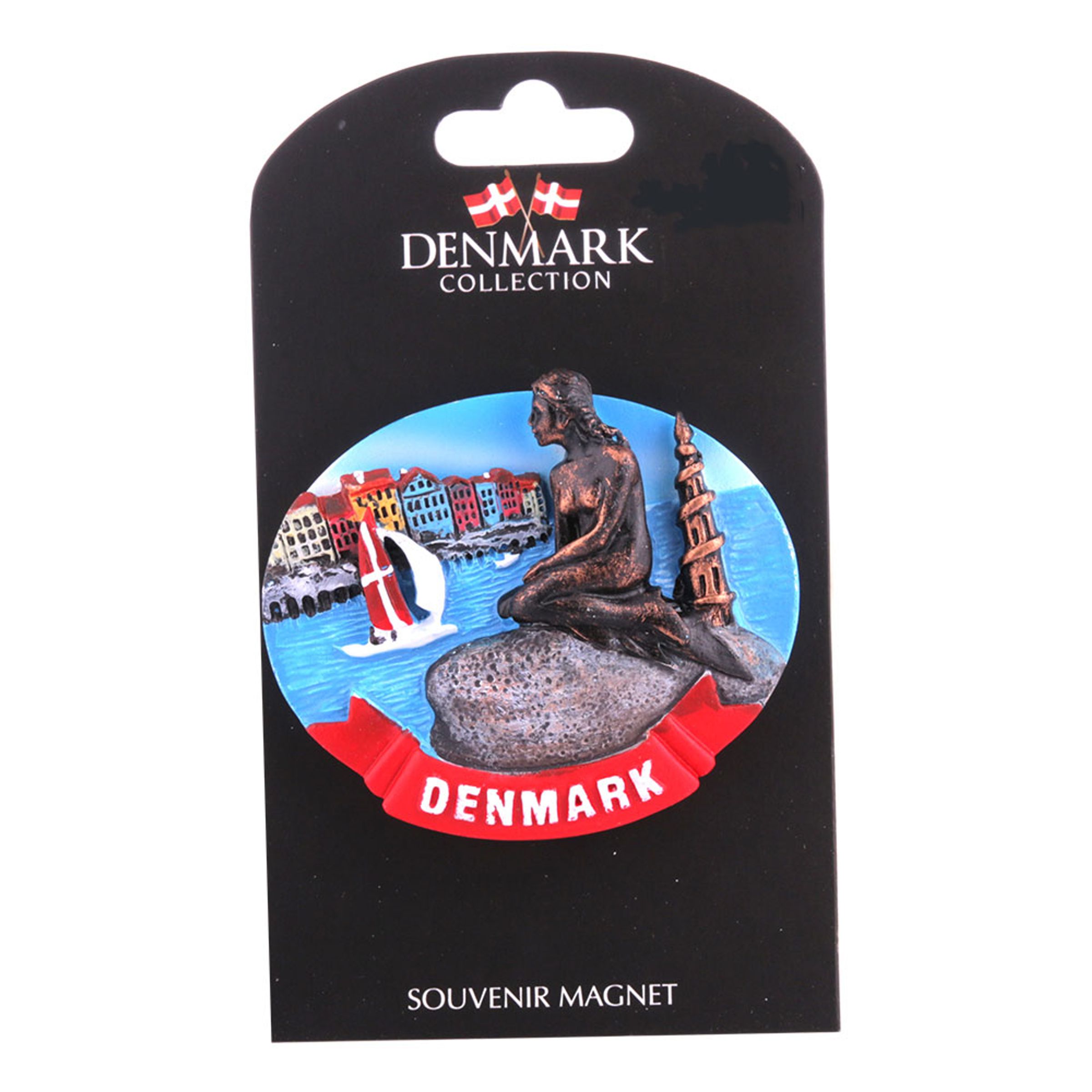 Sjöjungfrudräkter - Souvenir Magnet Sjöjungfru Denmark