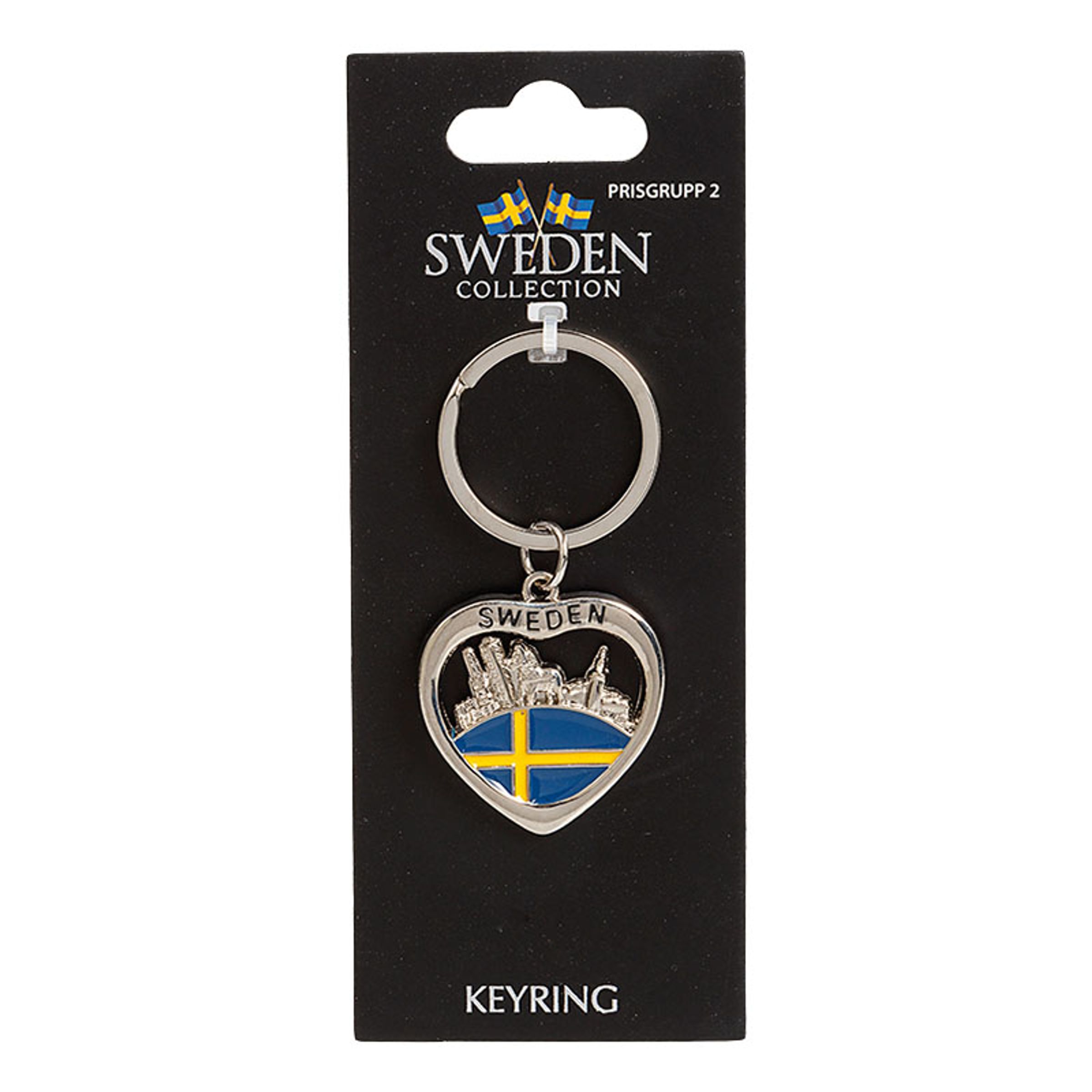 Läs mer om Souvenir Nyckelring Sweden City