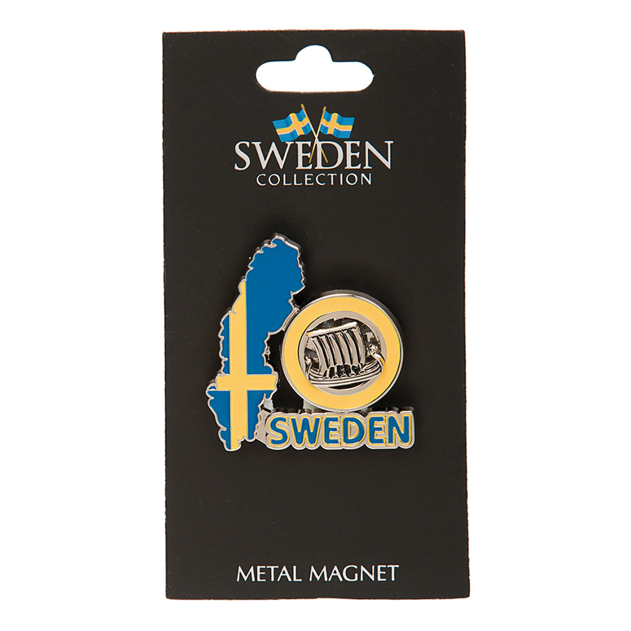 Läs mer om Souvenir Sweden Karta Magnet