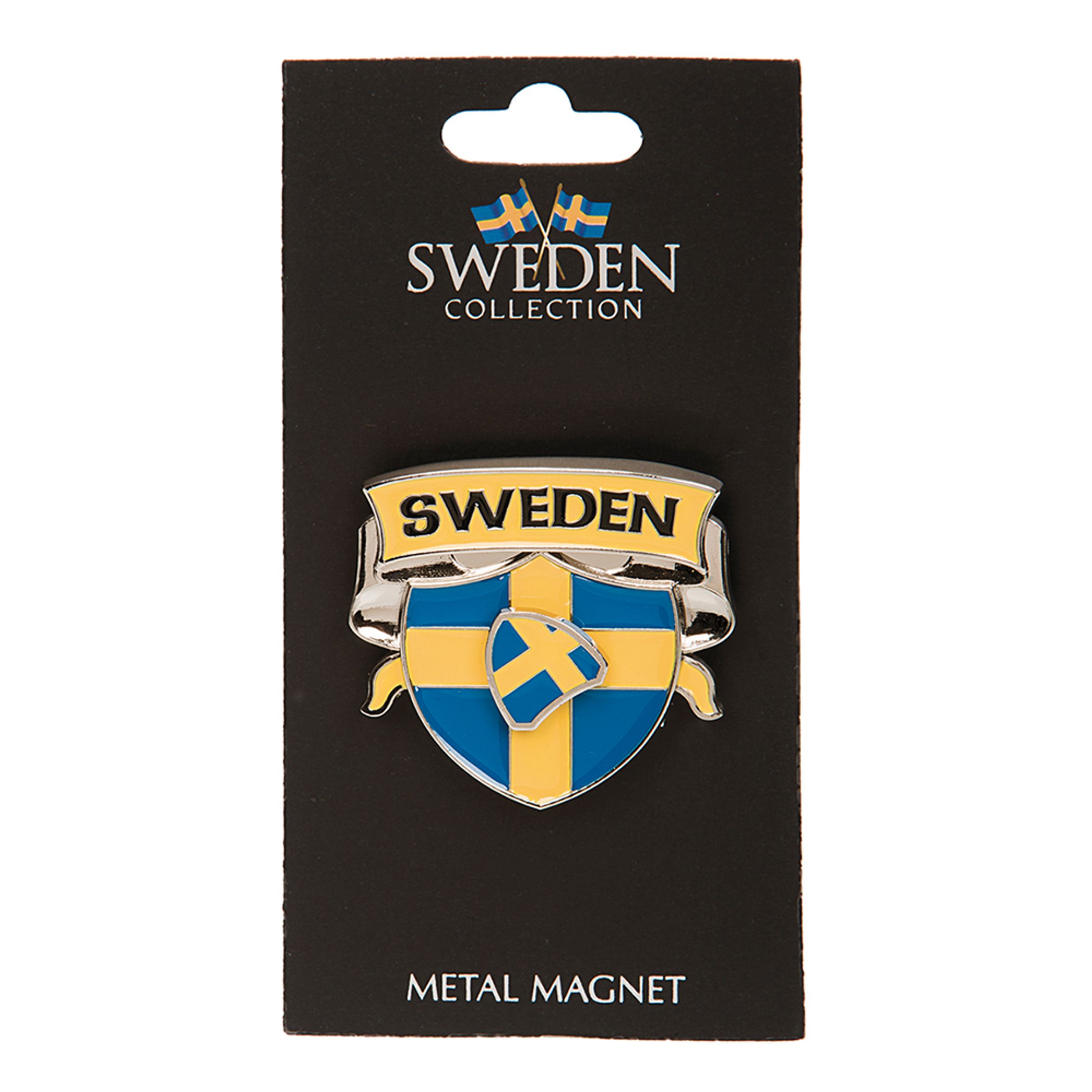 Läs mer om Souvenir Sweden Sköld Magnet