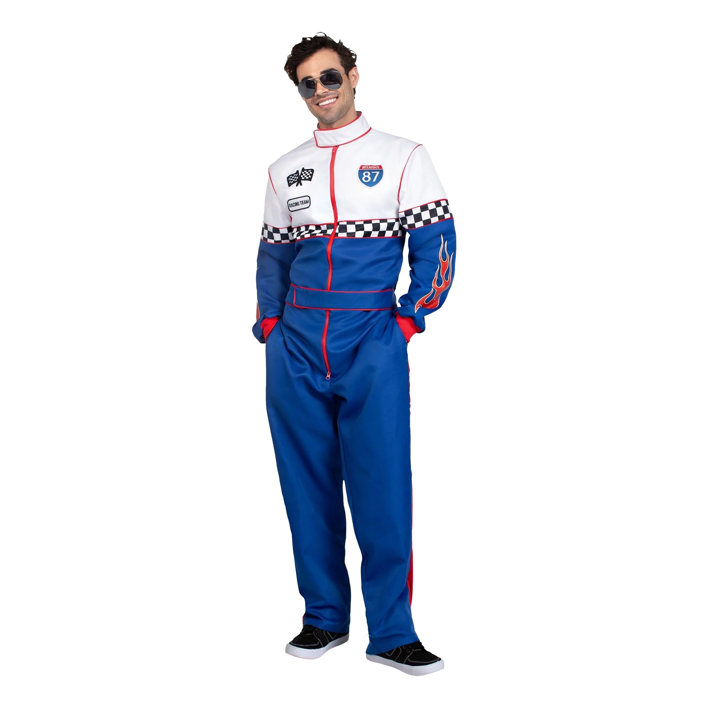 Speedway Racer Deluxe Maskeraddräkt - X-Large | Hem - Maskerad - Maskeraddräkter - Herrdräkter | Pryloteket