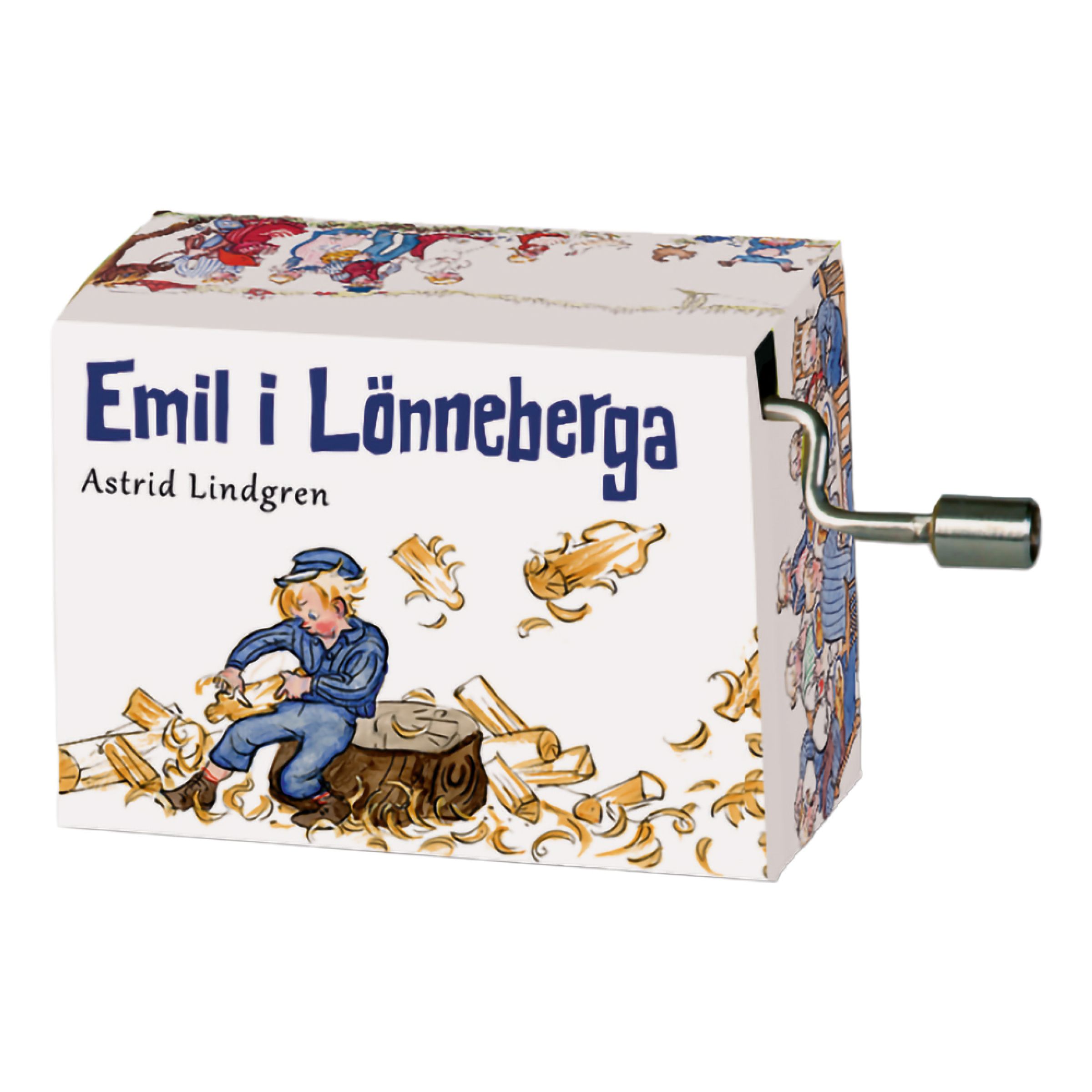 Speldosa Emil i Snickeboa Hujedamej | Hem - Roliga Prylar - Spel & Lek - Leksaker | Maskeradspecialisten