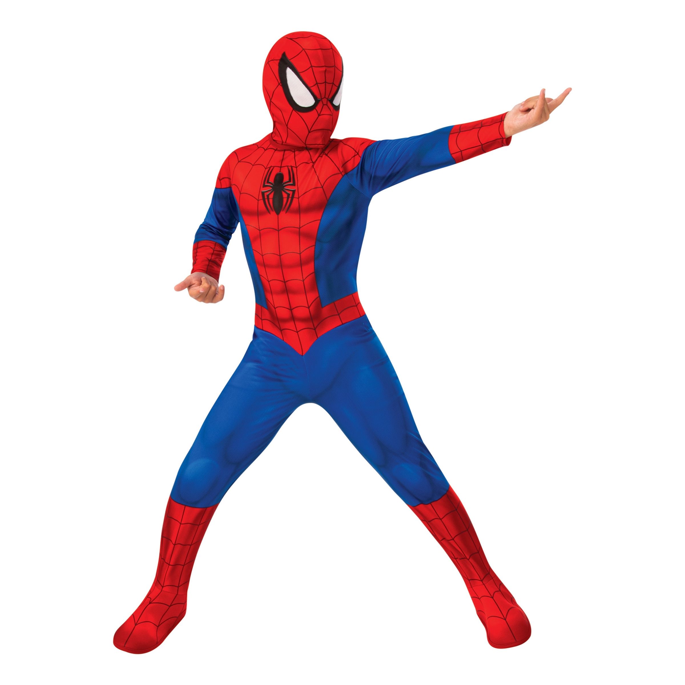 Spider-Man Barn Maskeraddräkt - Medium