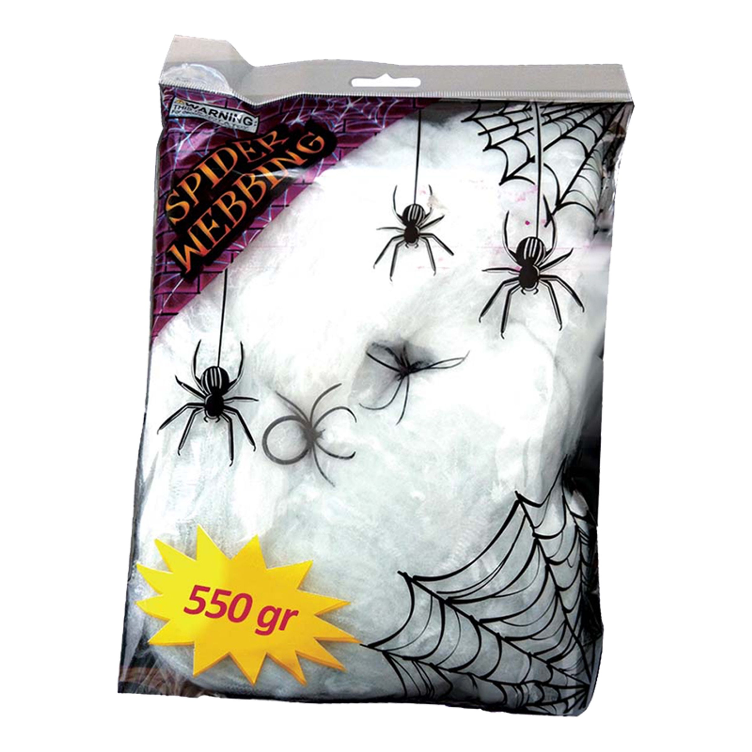 Spindelnät i Påse - 550 gram