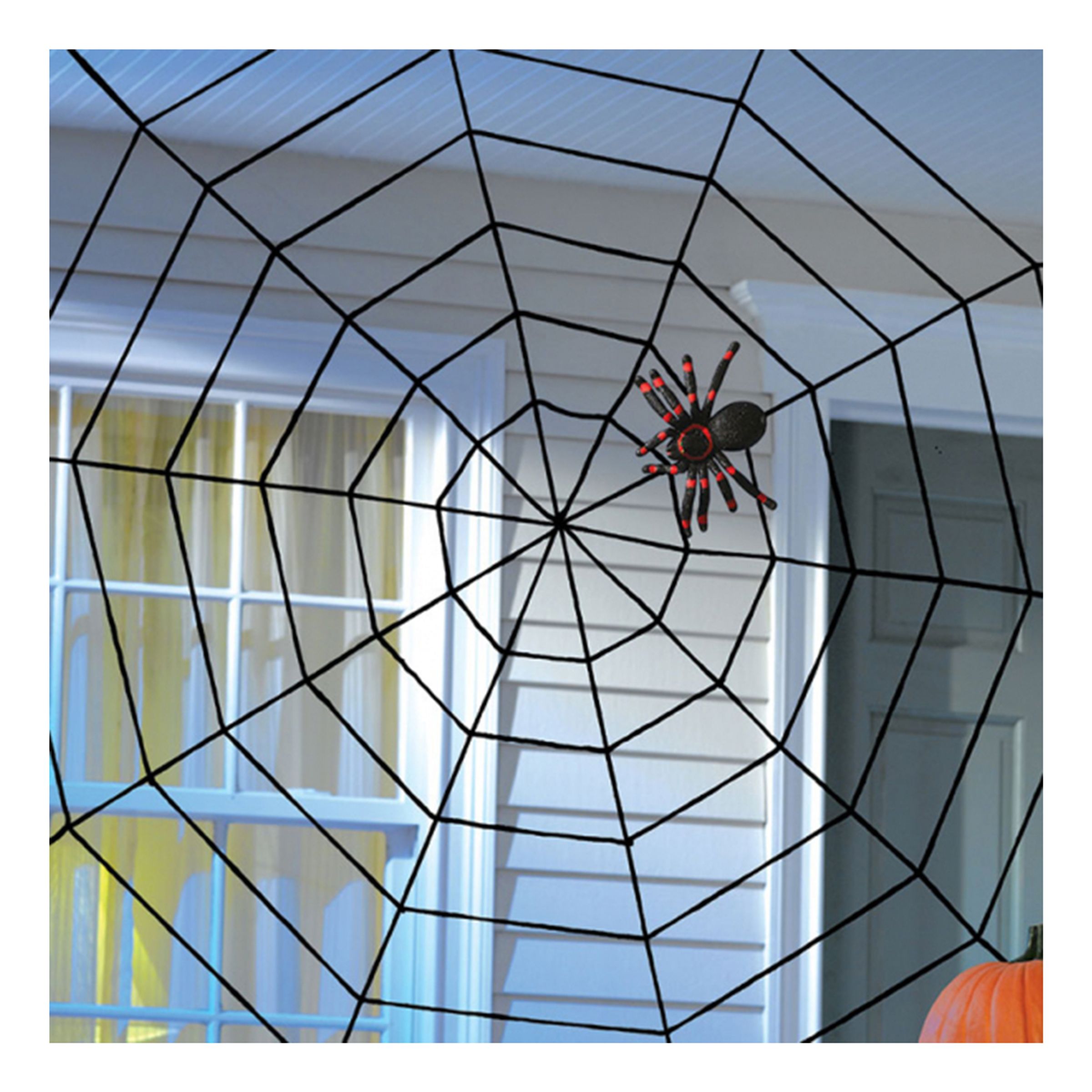 Läs mer om Spindelnät Svart Dekoration