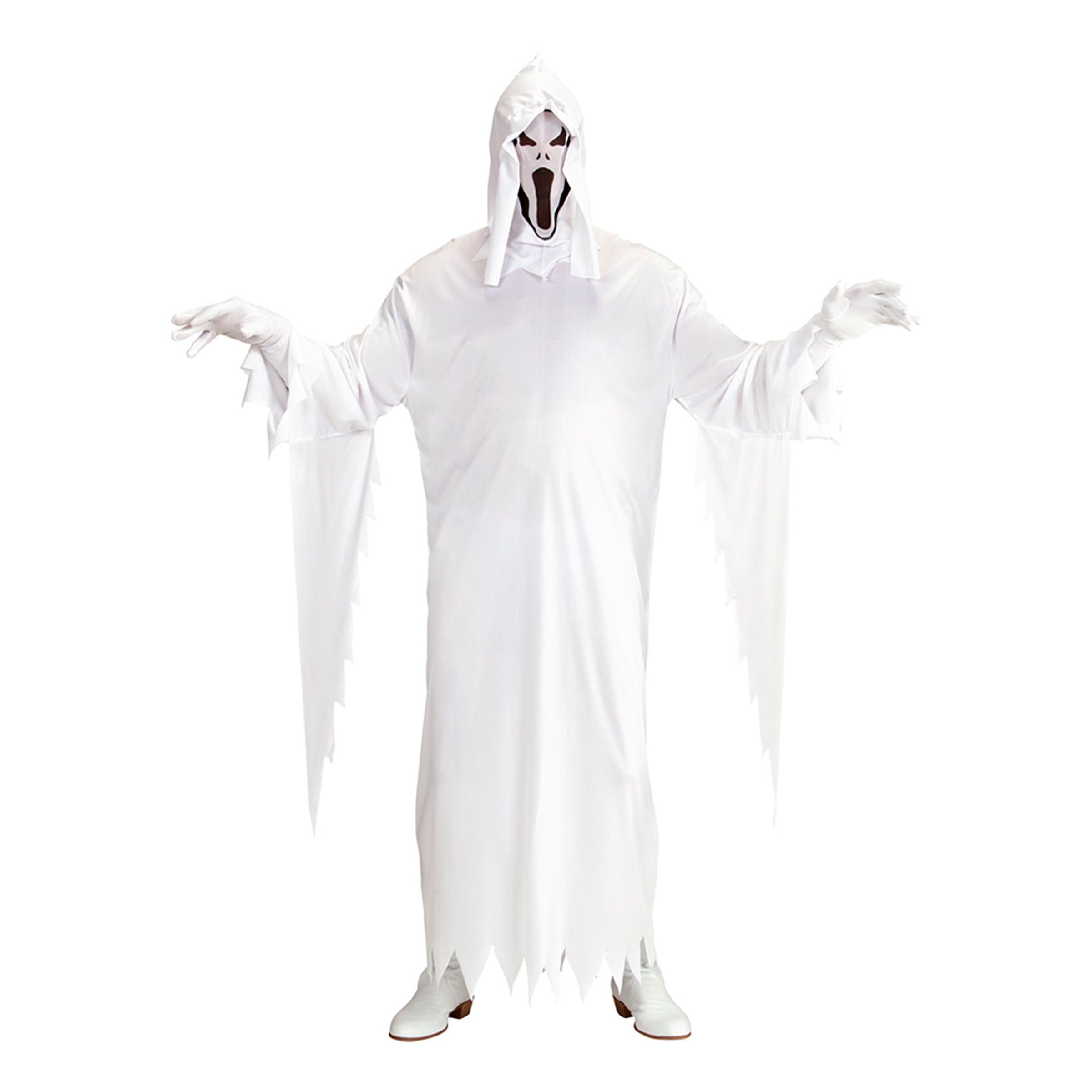 Läs mer om Spöke Halloween Maskeraddräkt - XX-Large