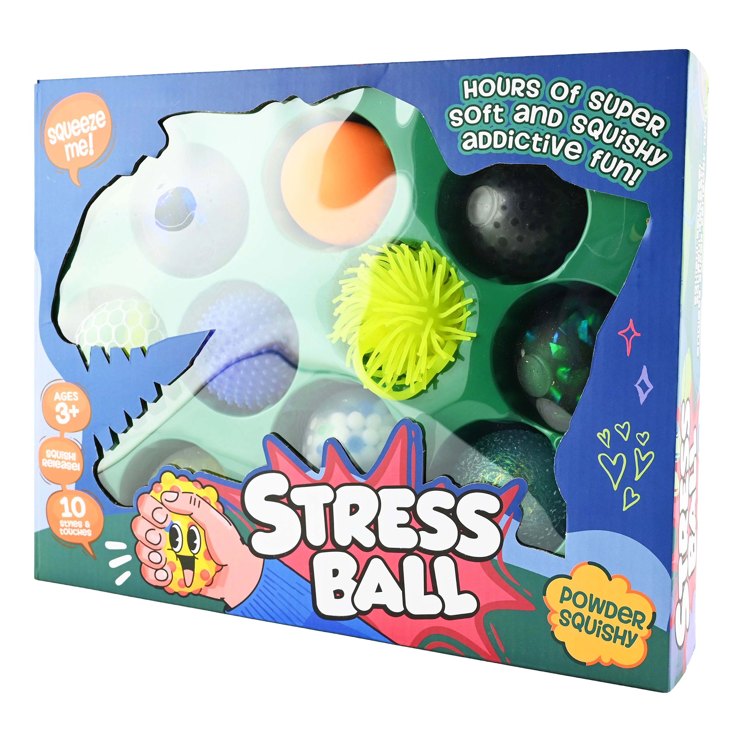 Squeeze Balls Set Dinosaurie | Hem - Roliga Prylar - Spel & Lek - Leksaker | Maskeradspecialisten