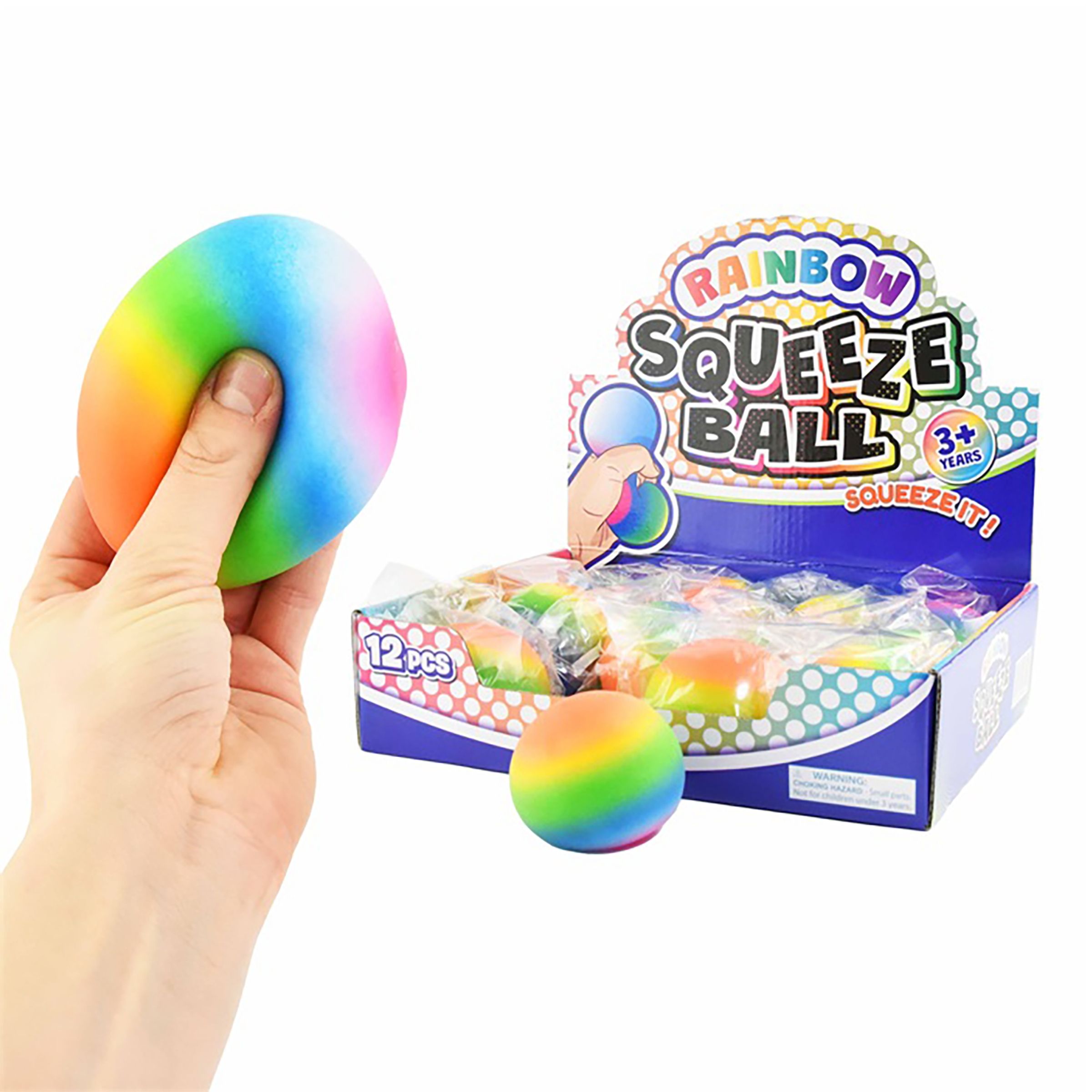 Läs mer om Squeeze Boll Rainbow