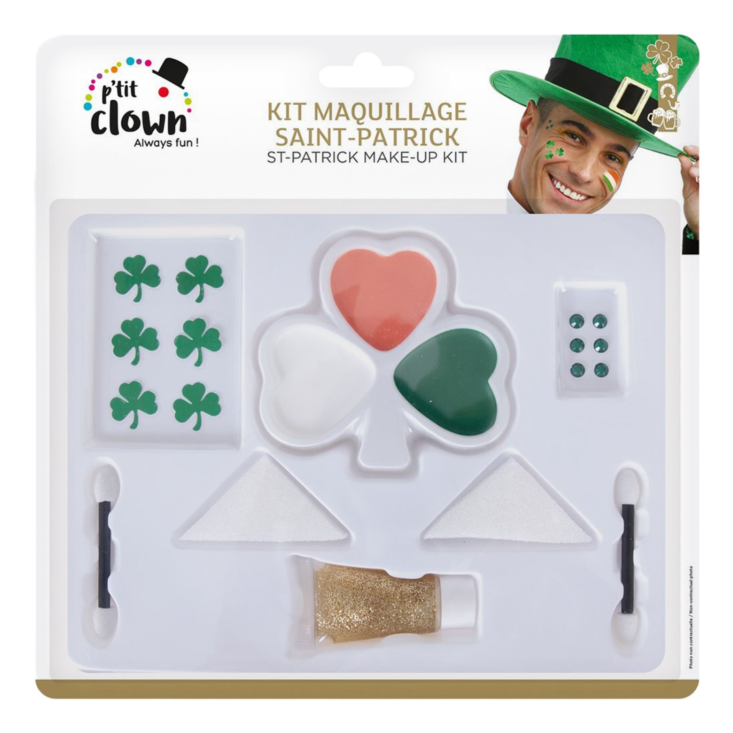 St Patricks Day Sminkset | Hem - Maskerad - Smink - Sminkset | Pryloteket