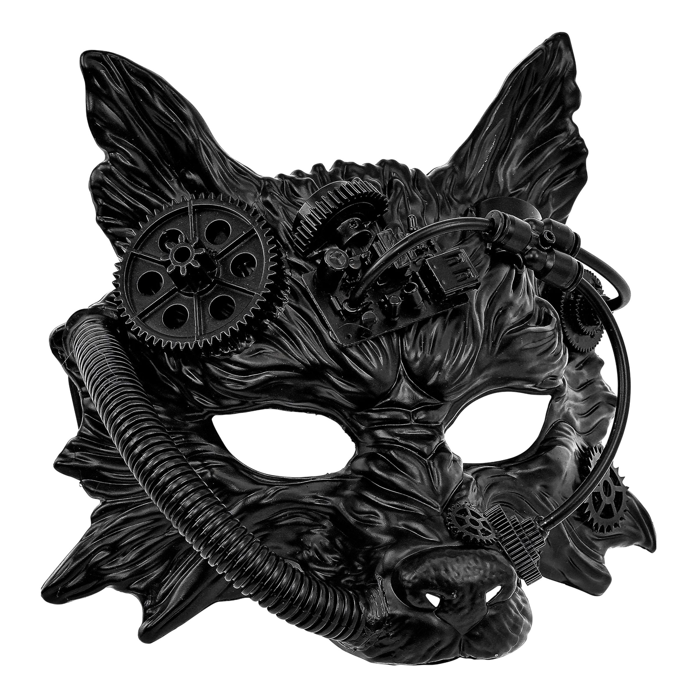 Steampunk Varg Mask - One size | Hem - Maskerad - Masker - Djurmasker | Party Outlet