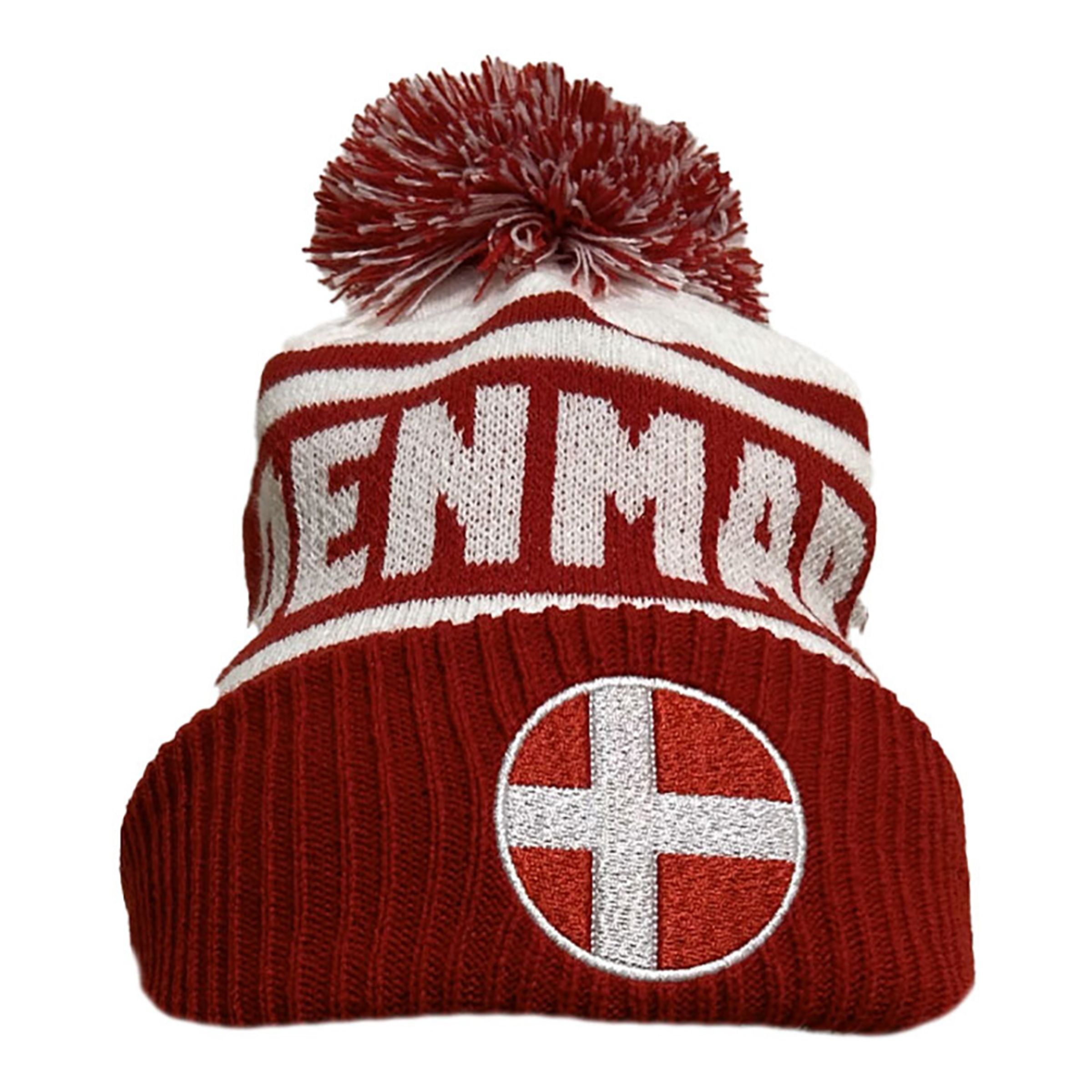 Stickad Mössa Pom Pom Denmark - One size