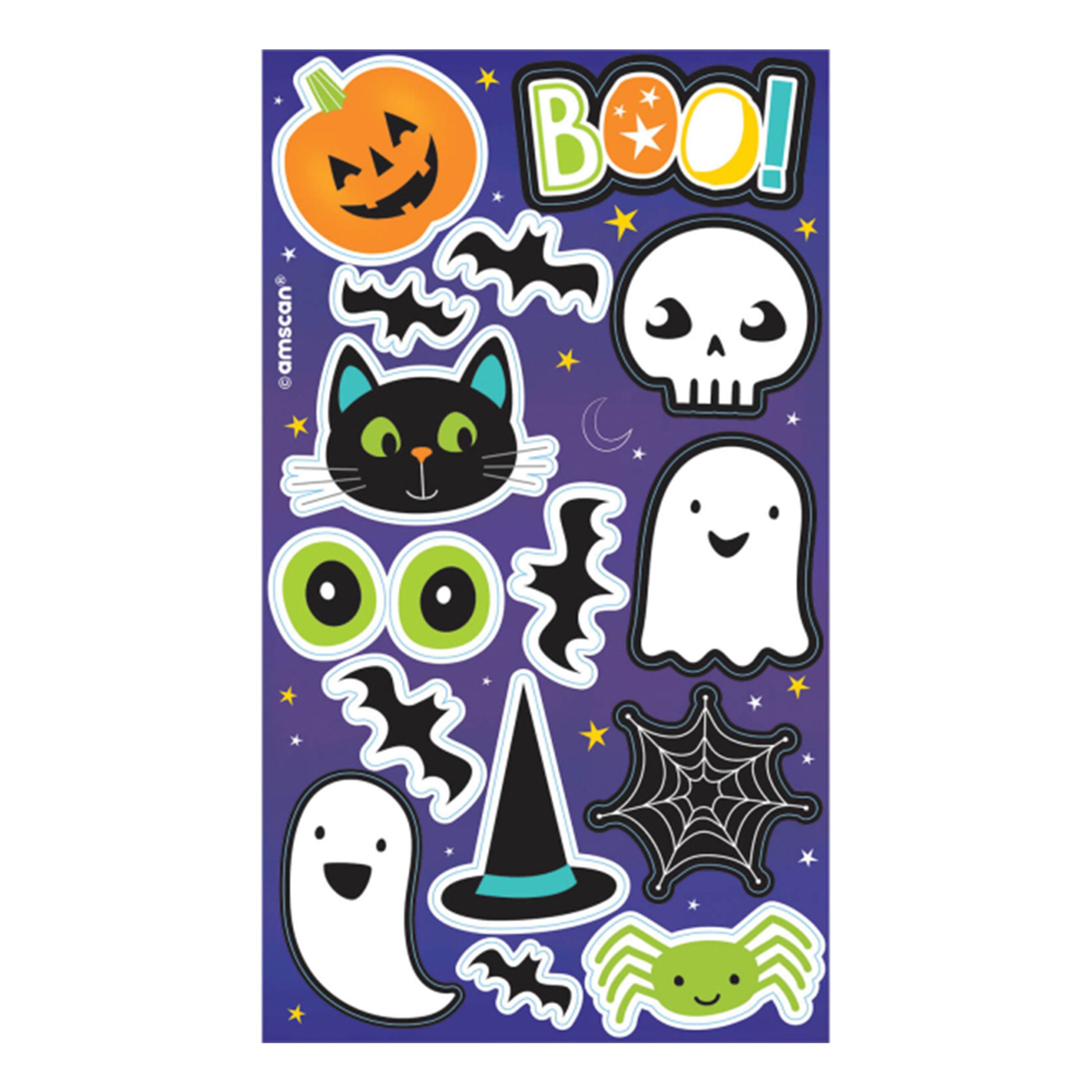 Läs mer om Stickers Halloween Friends - 4-pack