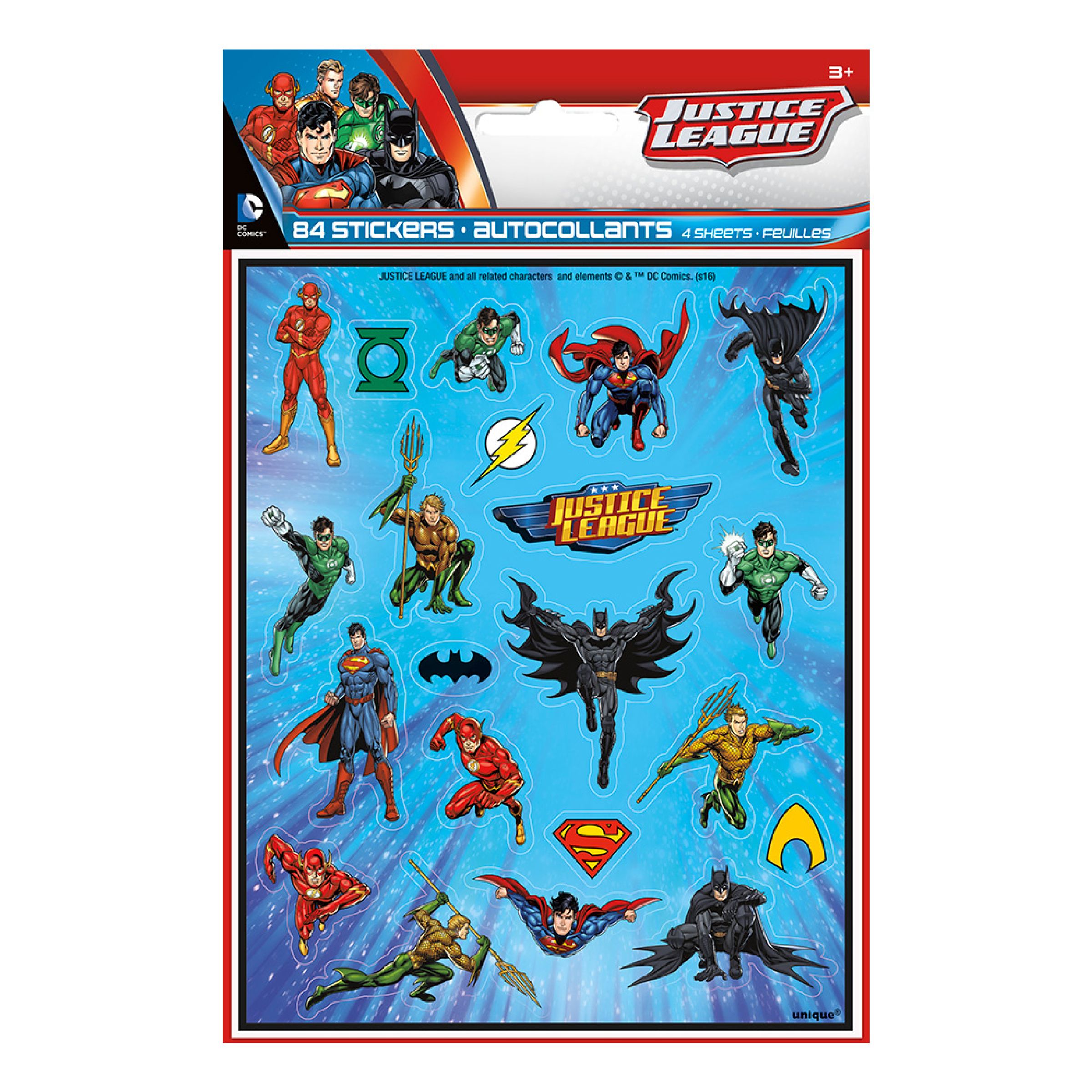 Stickers Justice League | Hem - Teman - Presenter - Barnpresenter | Pryloteket