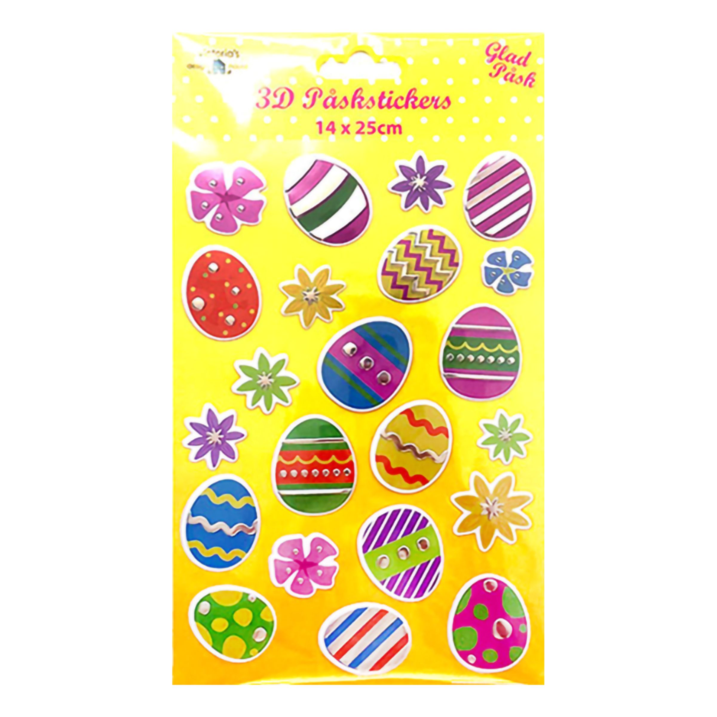 Stickers Påsk 3D | Hem - Roliga Prylar - Hobby & Fritid - Stickers | Pryloteket