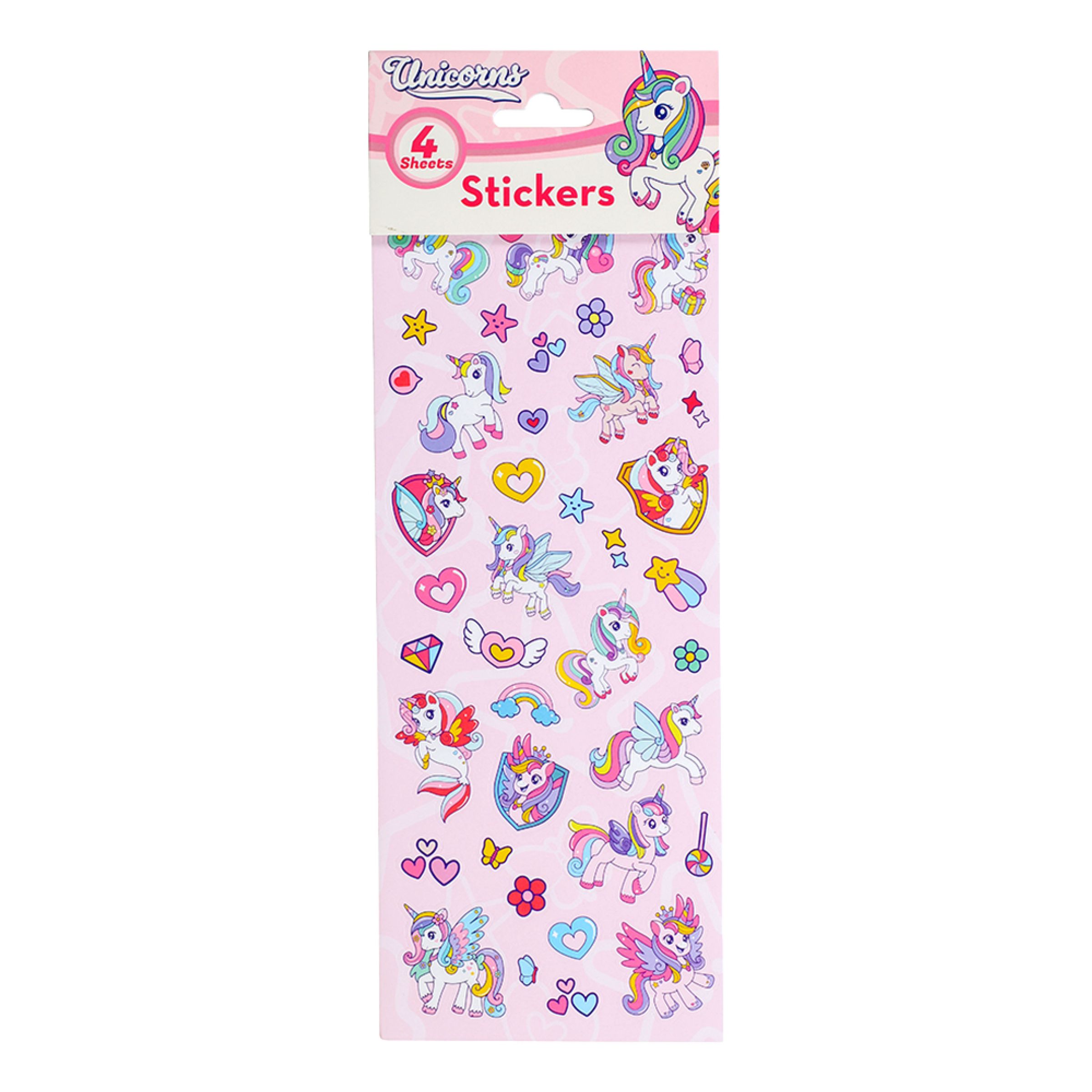 Stickers Unicorn | Hem - Festartiklar - Kalastillbehör - Kalasleksaker | Party Outlet