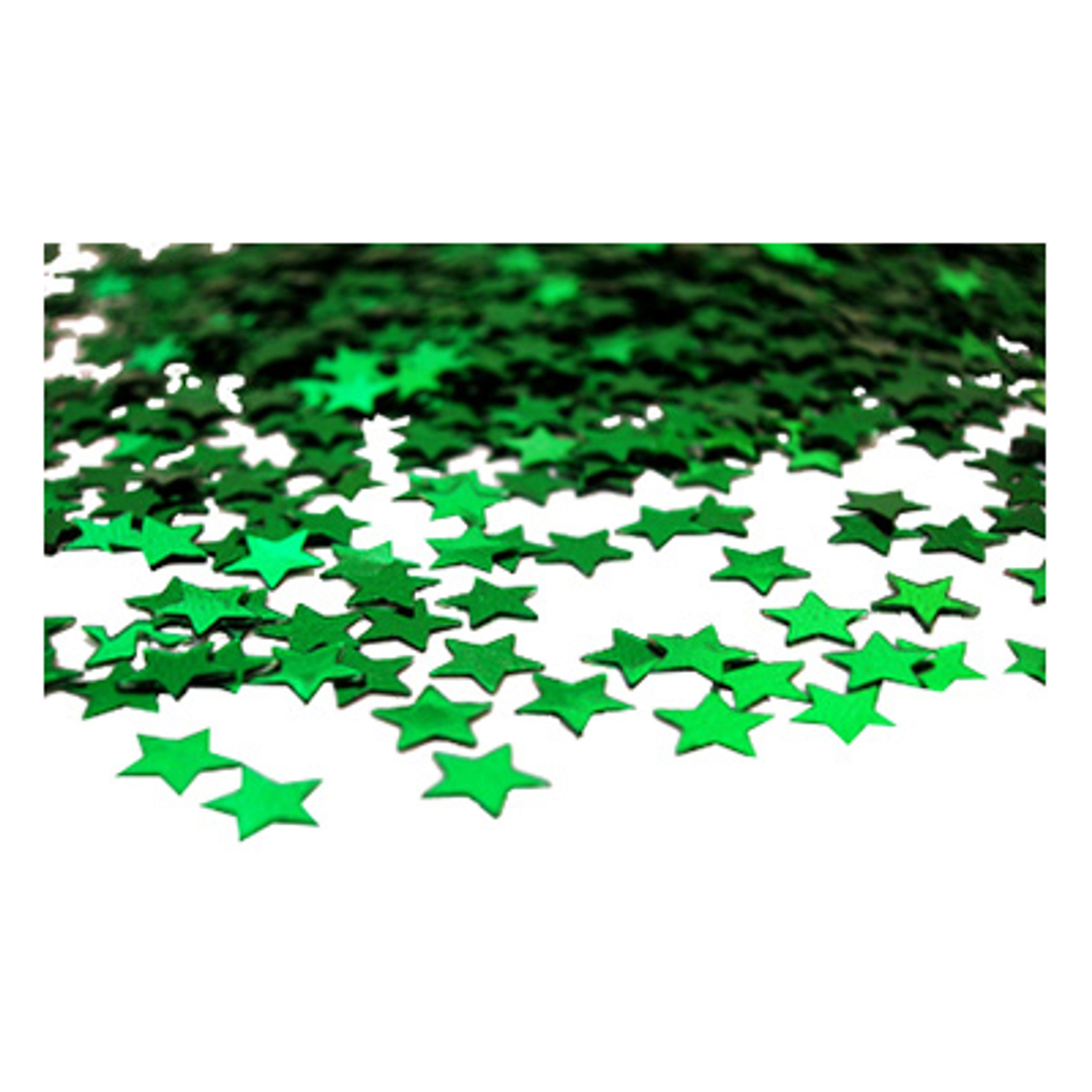 Stjärnkonfetti Grön