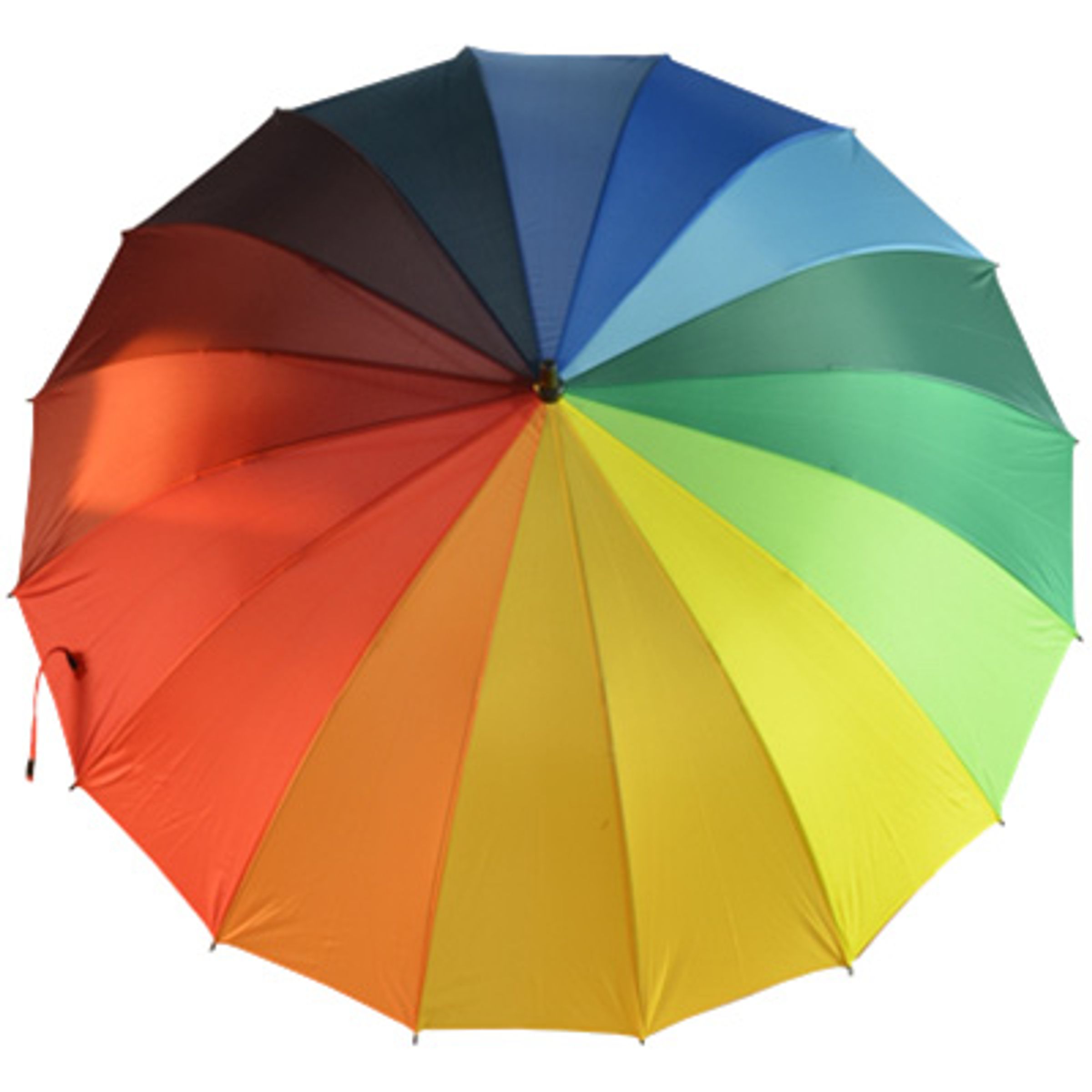 Läs mer om Stort Regnbågsfärgat Paraply