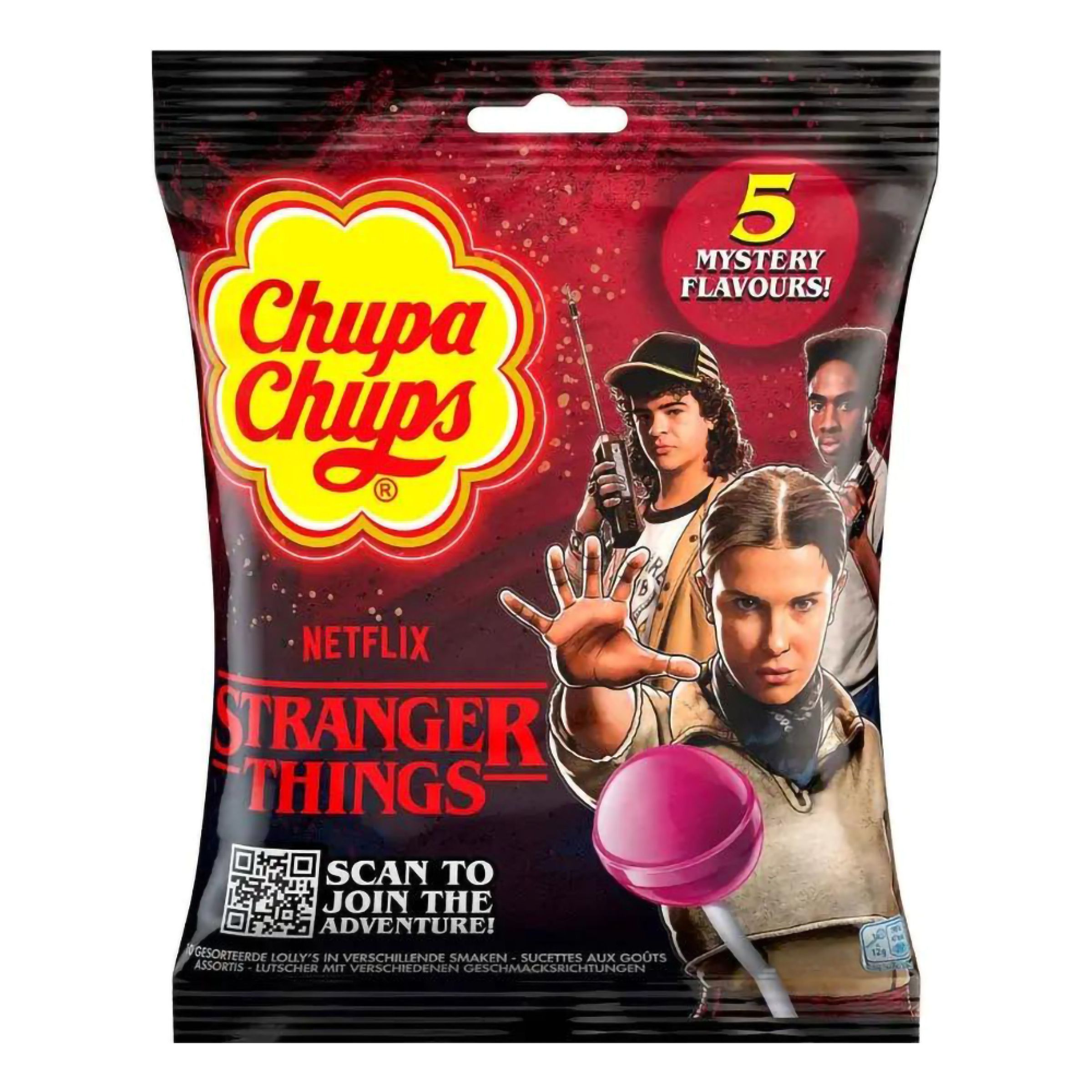 Stranger Things Chupa Chups - 192 gram | Hem - Godis & Läsk - Godis - Klubbor | Pryloteket