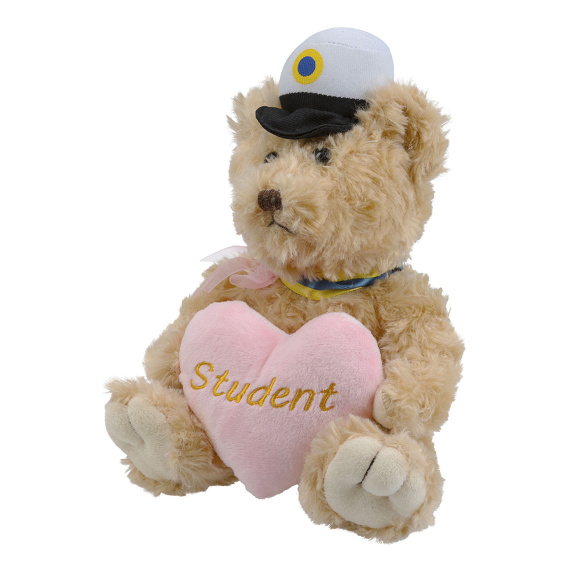 Läs mer om Studentdjur Nallebjörn med Rosa Hjärta - 20 cm