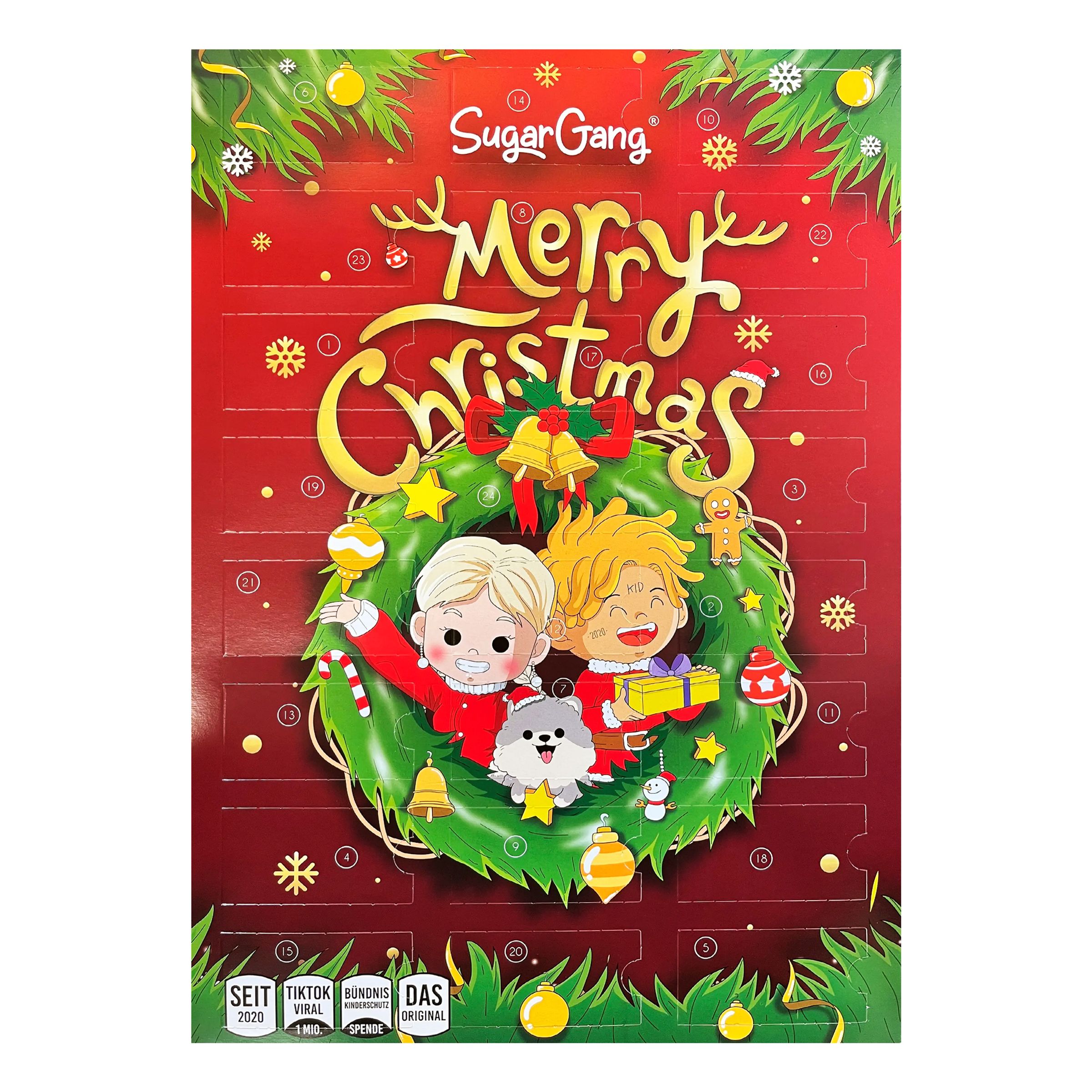 SugarGang Adventskalender - 218 gram | Hem - Teman - Högtider - Jul - Adventskalendrar | Party Outlet