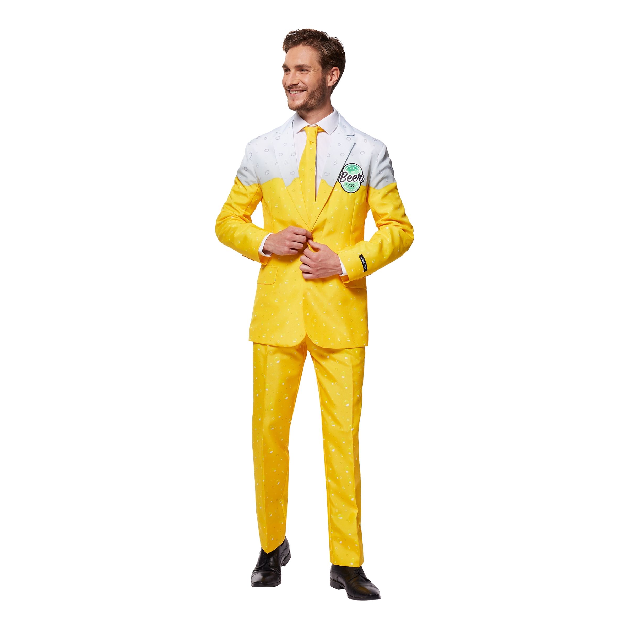 Suitmeister Beer Yellow Kostym - X-Large