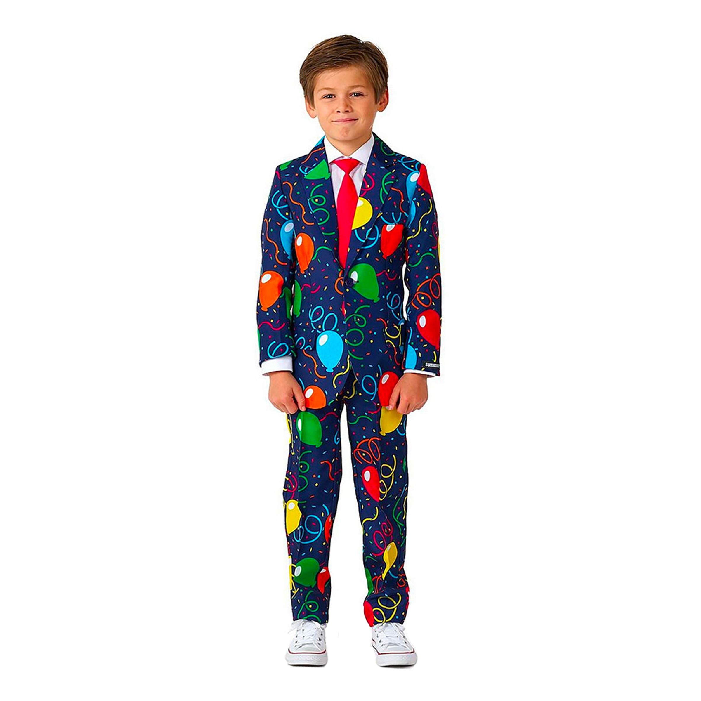 Suitmeister Boys Confetti Balloons Navy Kostym - Small - present ...