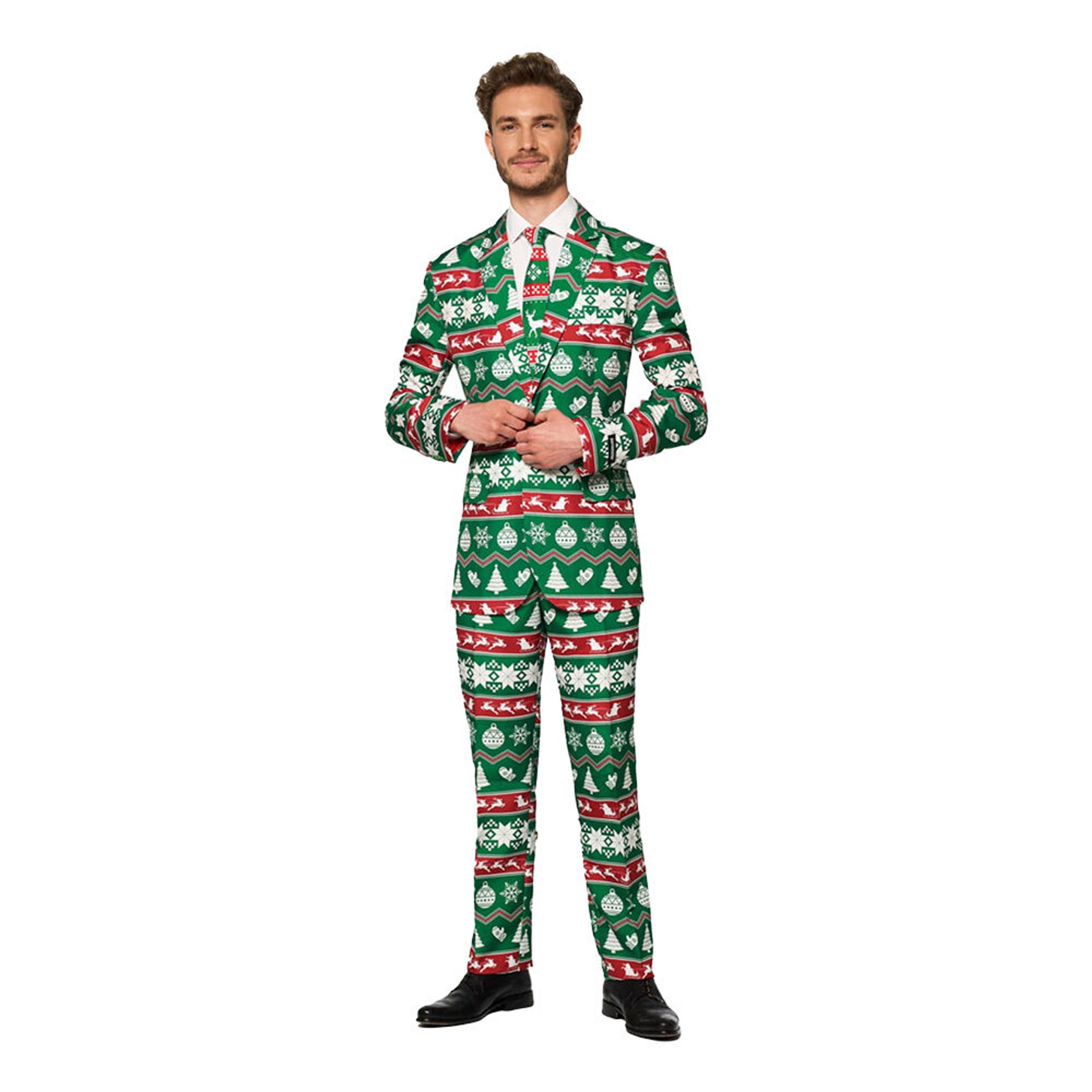 Suitmeister Christmas Green Nordic Kostym - 62