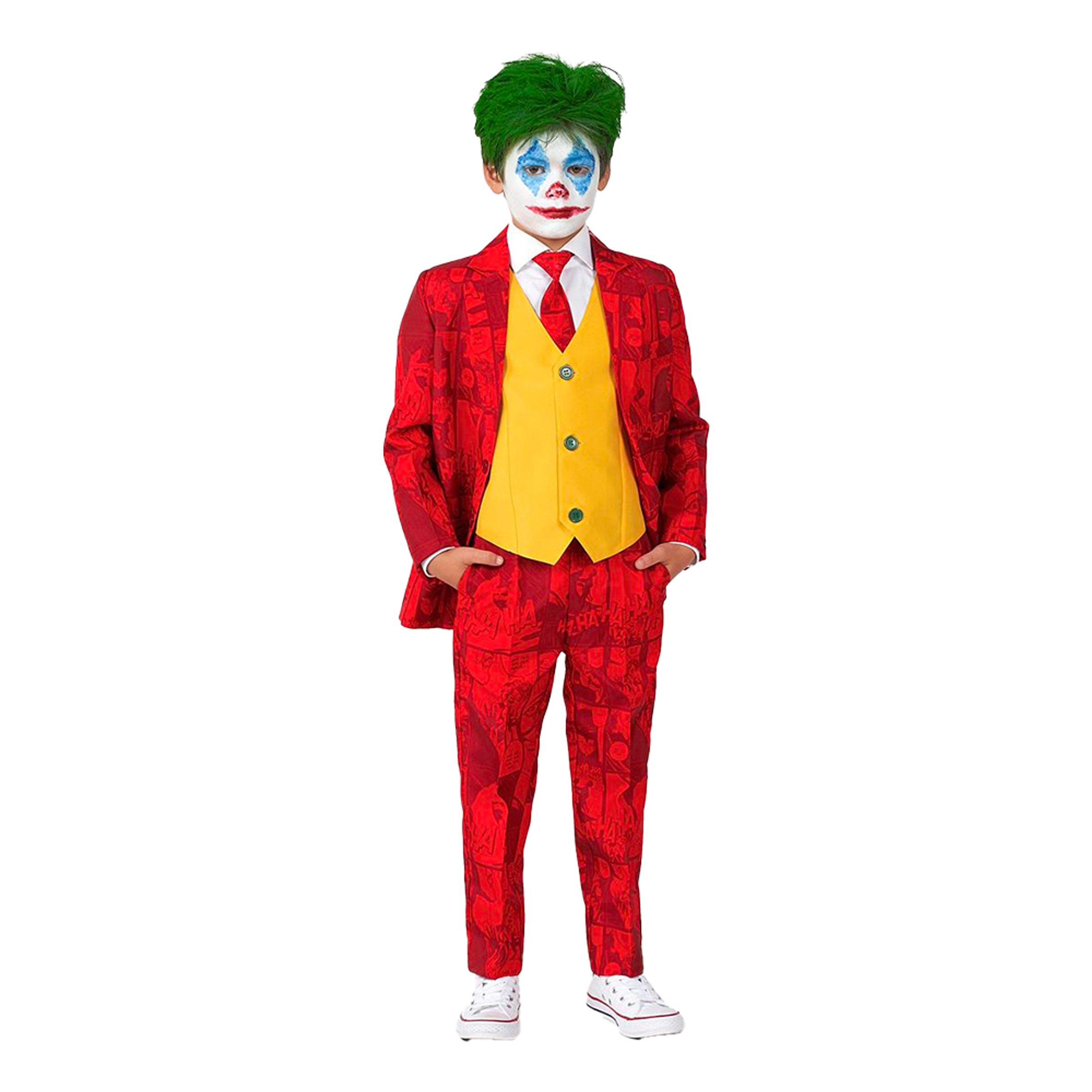 Suitmeister Scarlet Joker Boys Kostym - Medium