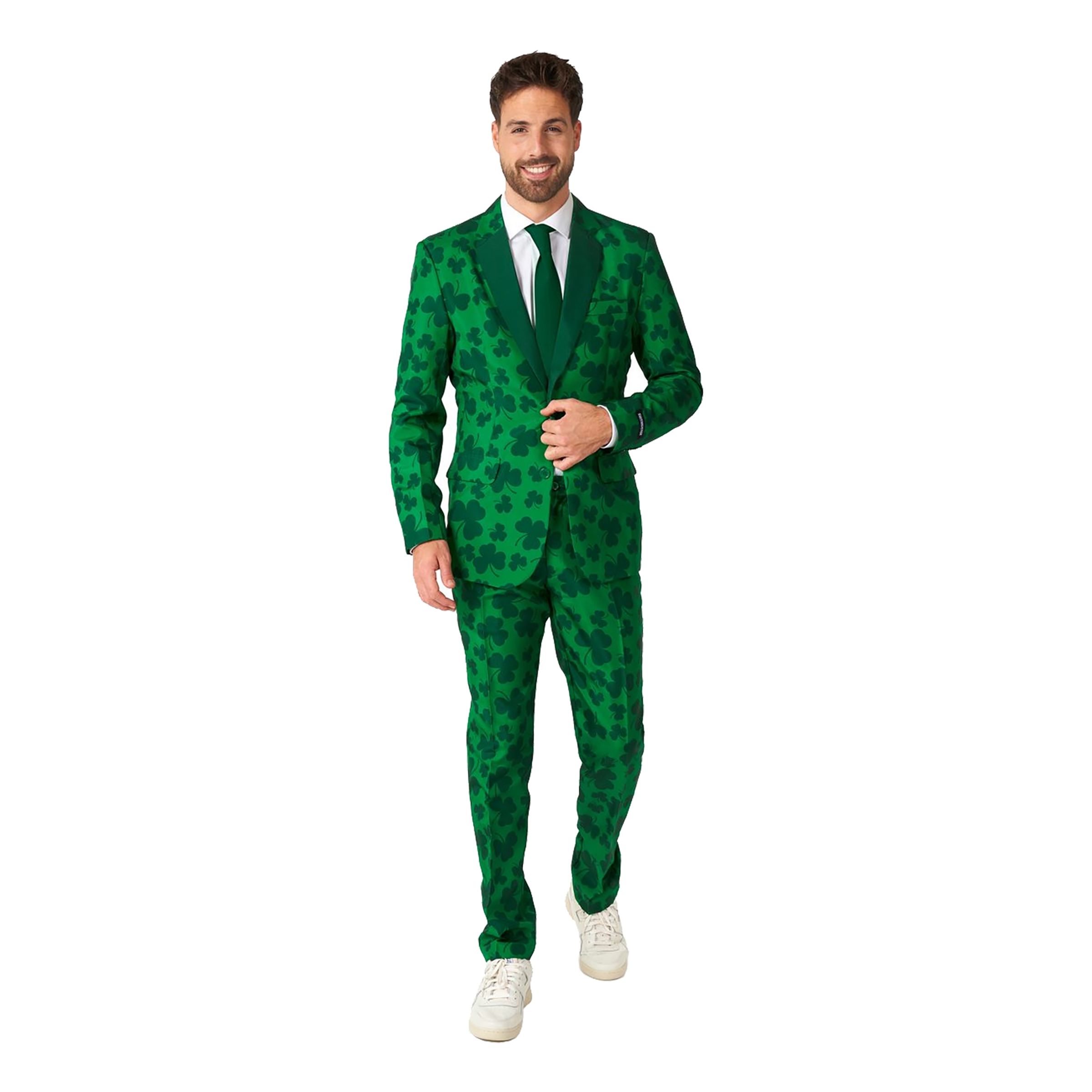 Suitmeister St. Patrick Grön Kostym - Small