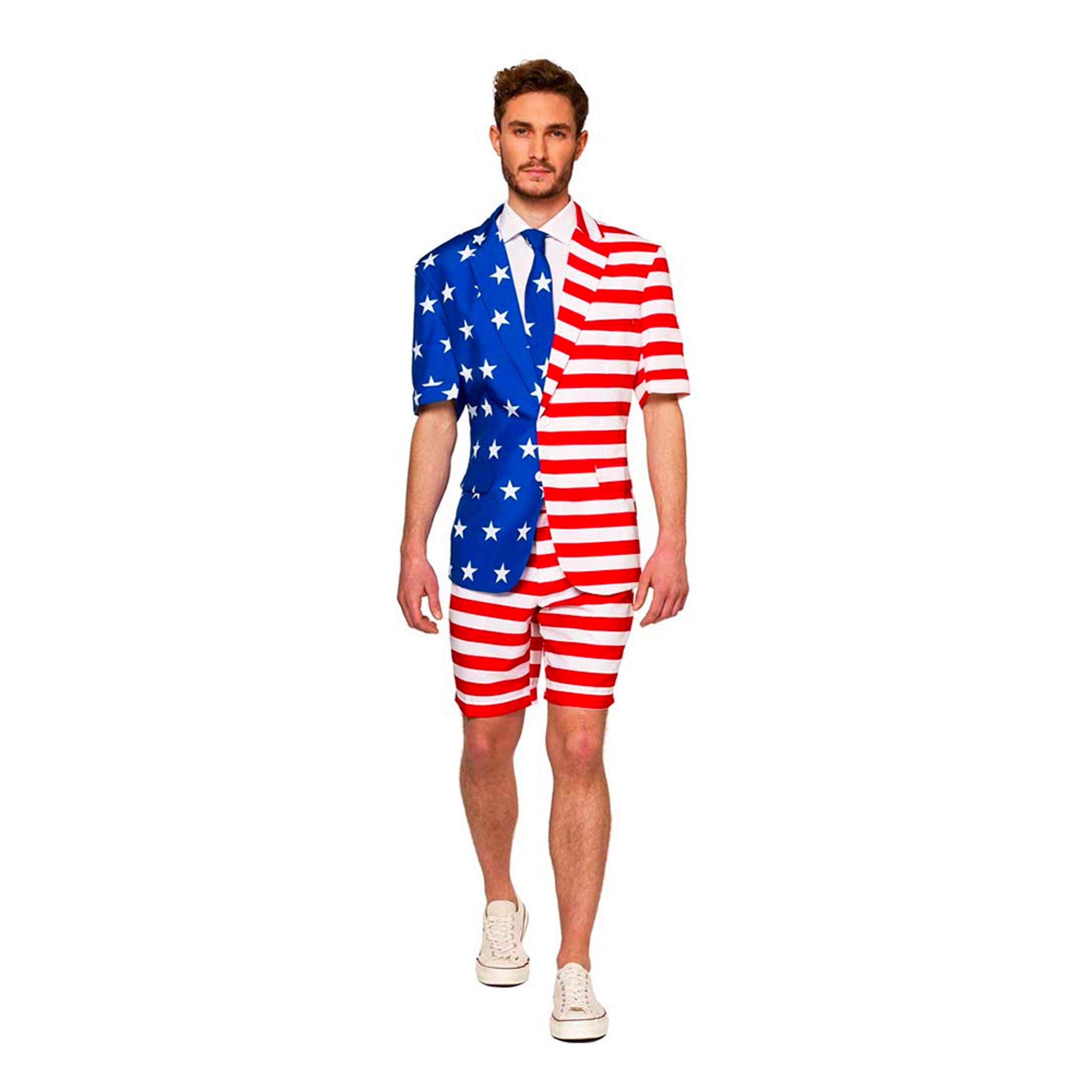 Läs mer om Suitmeister USA Flag Summer Kostym - Large