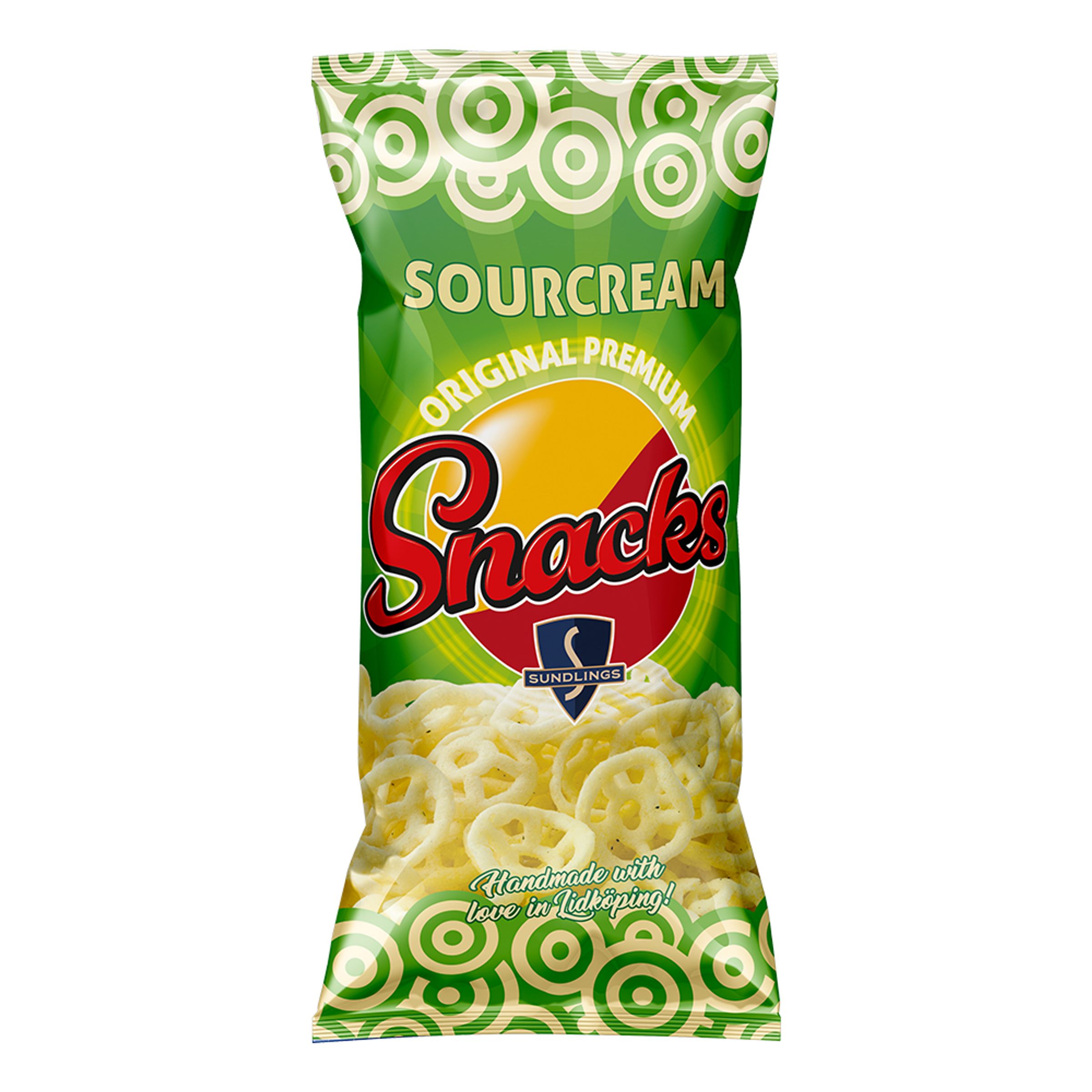 Läs mer om Sundlings Sourcream Snacks - 110 gram