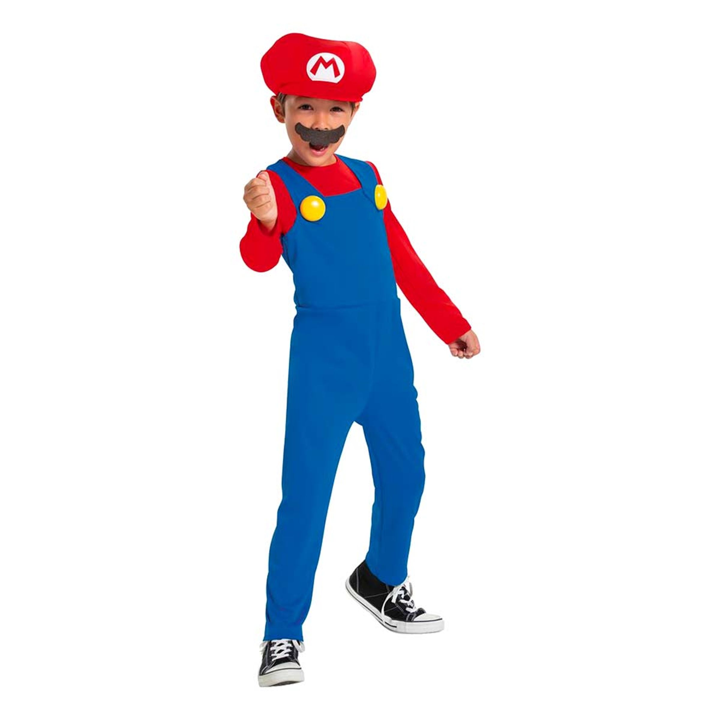 Läs mer om Super Mario Barn Maskeraddräkt - Medium