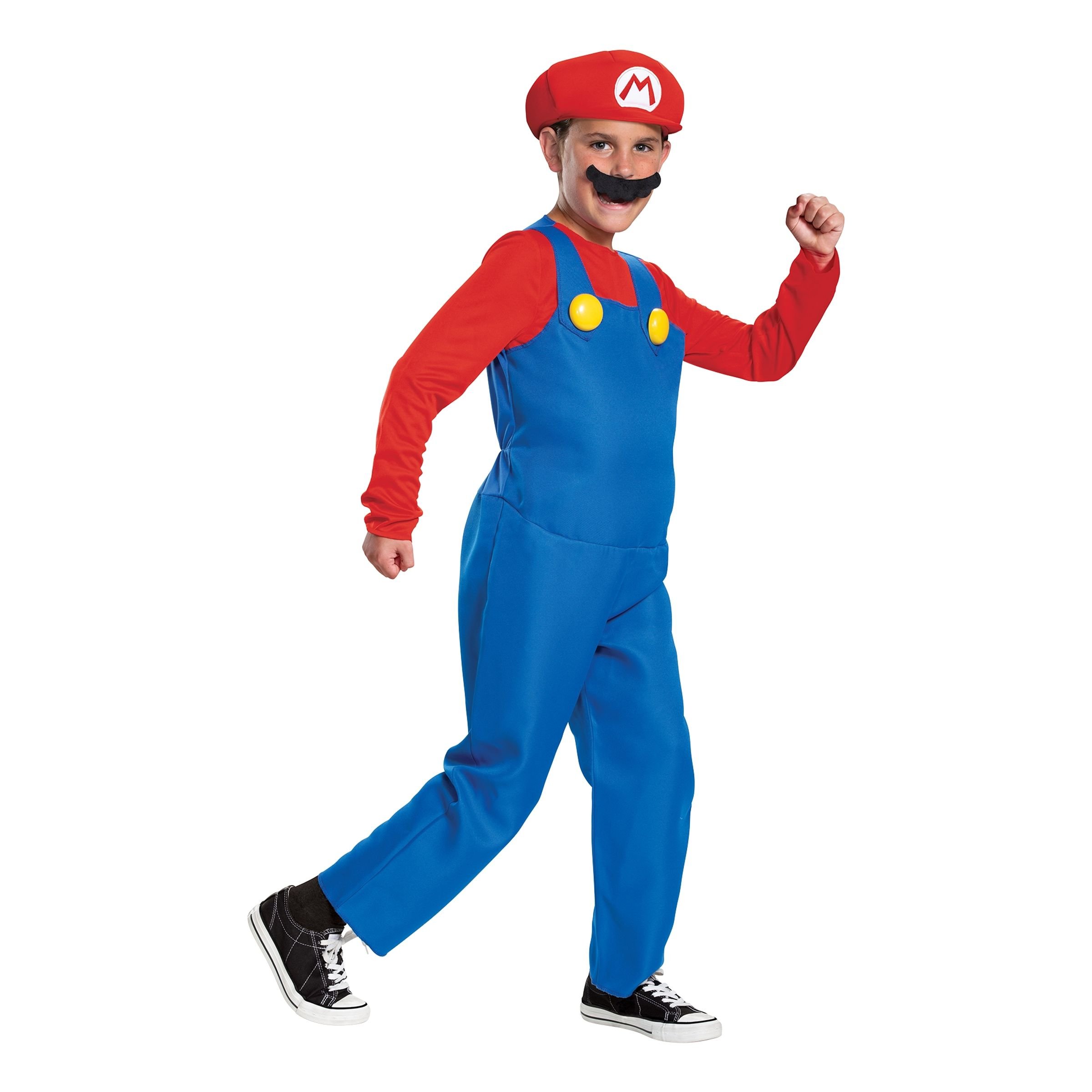 Super Mario Deluxe Barn Maskeraddräkt - Medium