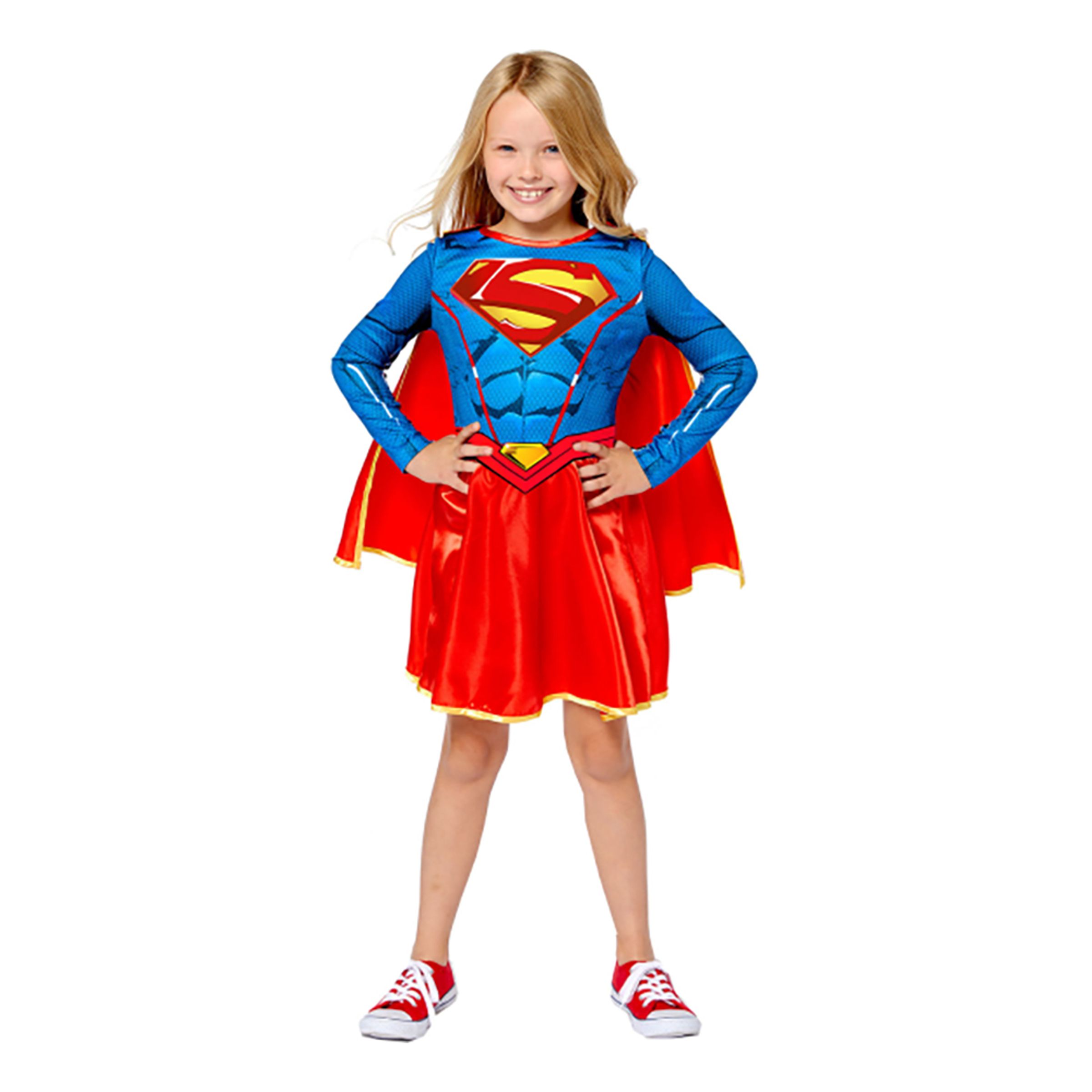 Supergirl Barn Maskeraddräkt - X-Small