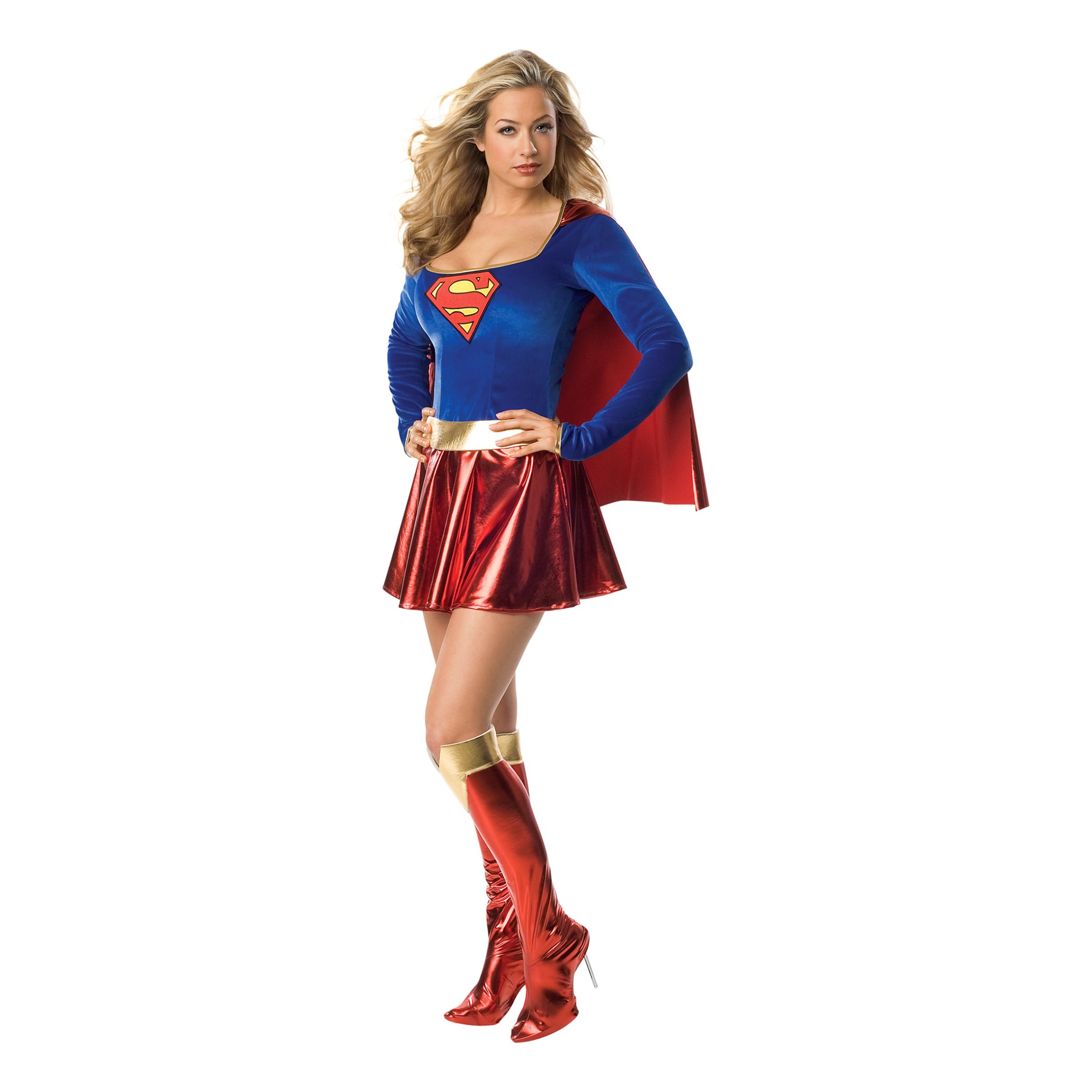 Supergirl Deluxe Maskeraddräkt - X-Small | Hem - Maskerad - Maskeraddräkter - Halloweendräkter | Maskeradspecialisten